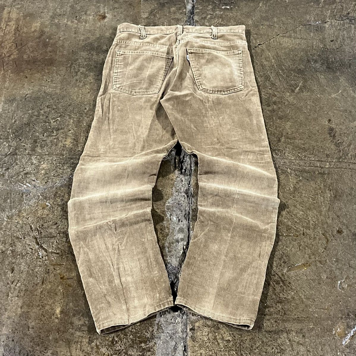 Levi's × Vintage Crazy Vintage Levi's Corduroy Pants White Tab 70s 80s Unique Size US 32 / EU 48 - 1 Thumbnail