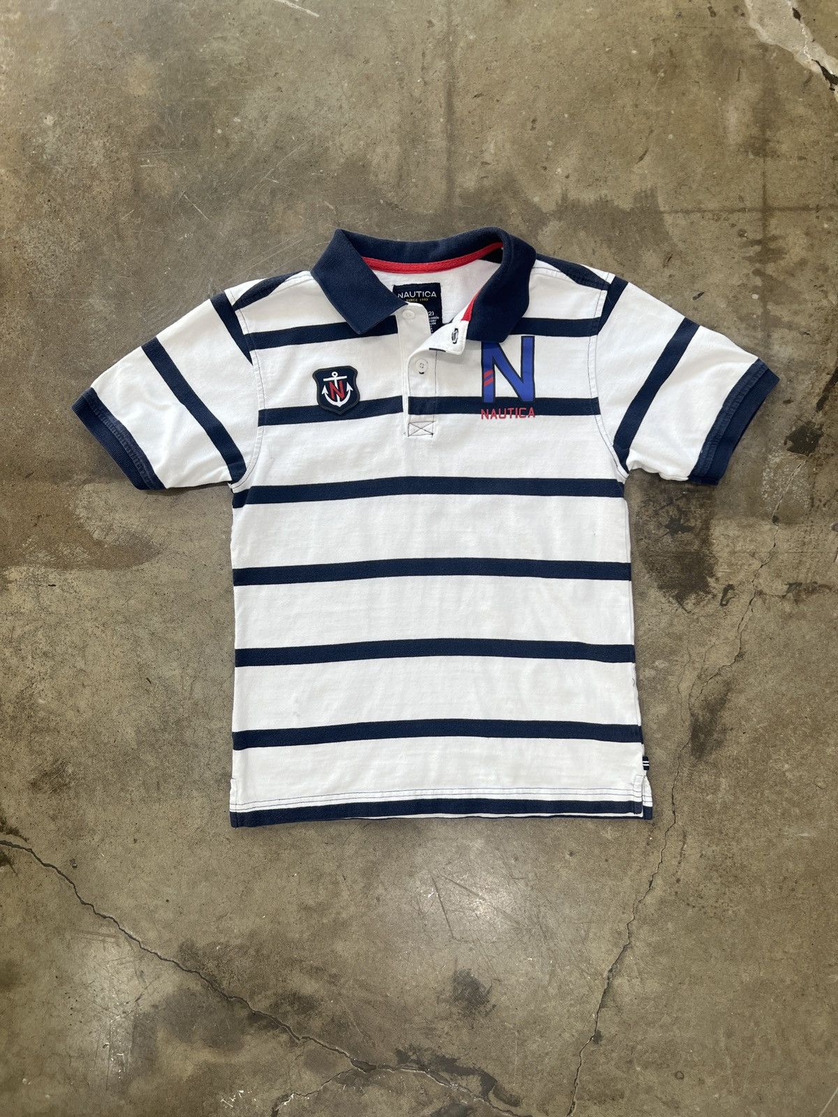 Nautica × Vintage Vintage Nautica Stripe Collared Shirt Medium Size US M / EU 48-50 / 2 - 2 Thumbnail