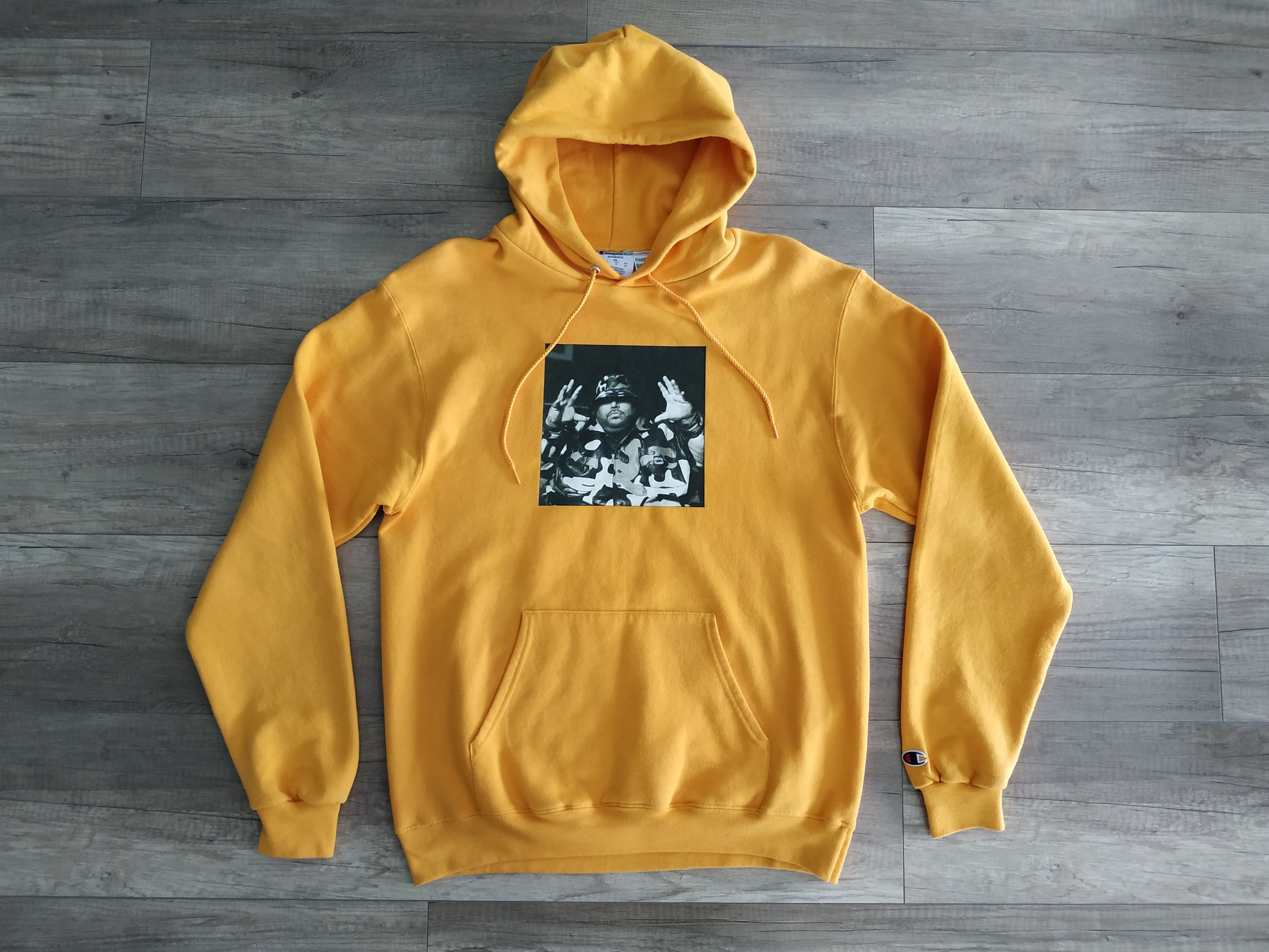Pleasures x Champion x Big Pun Men's Rap Hoodie s. M fit.L