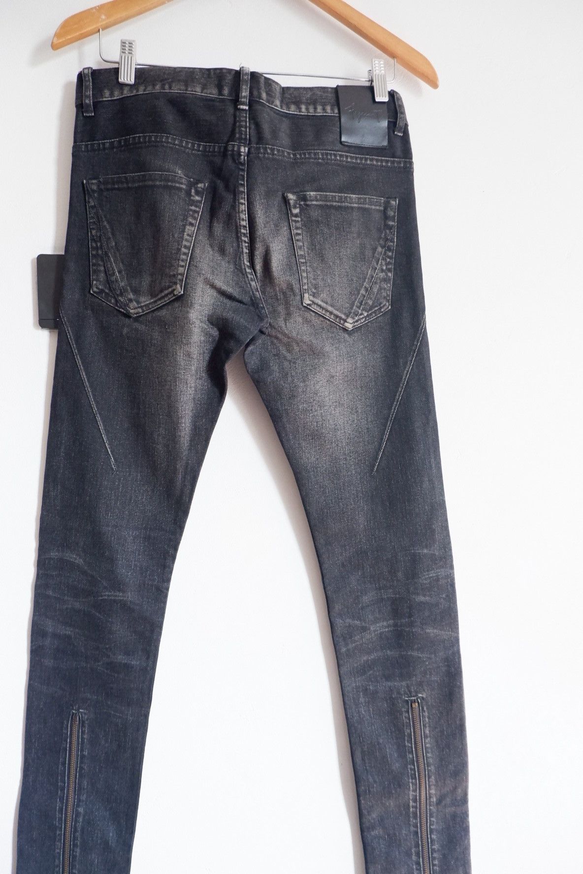 Fagassent Toshiki Aoki Fagassent-Toshiki Aoki Skinny Zip Leg Jeans Size US 30 / EU 46 - 3 Thumbnail