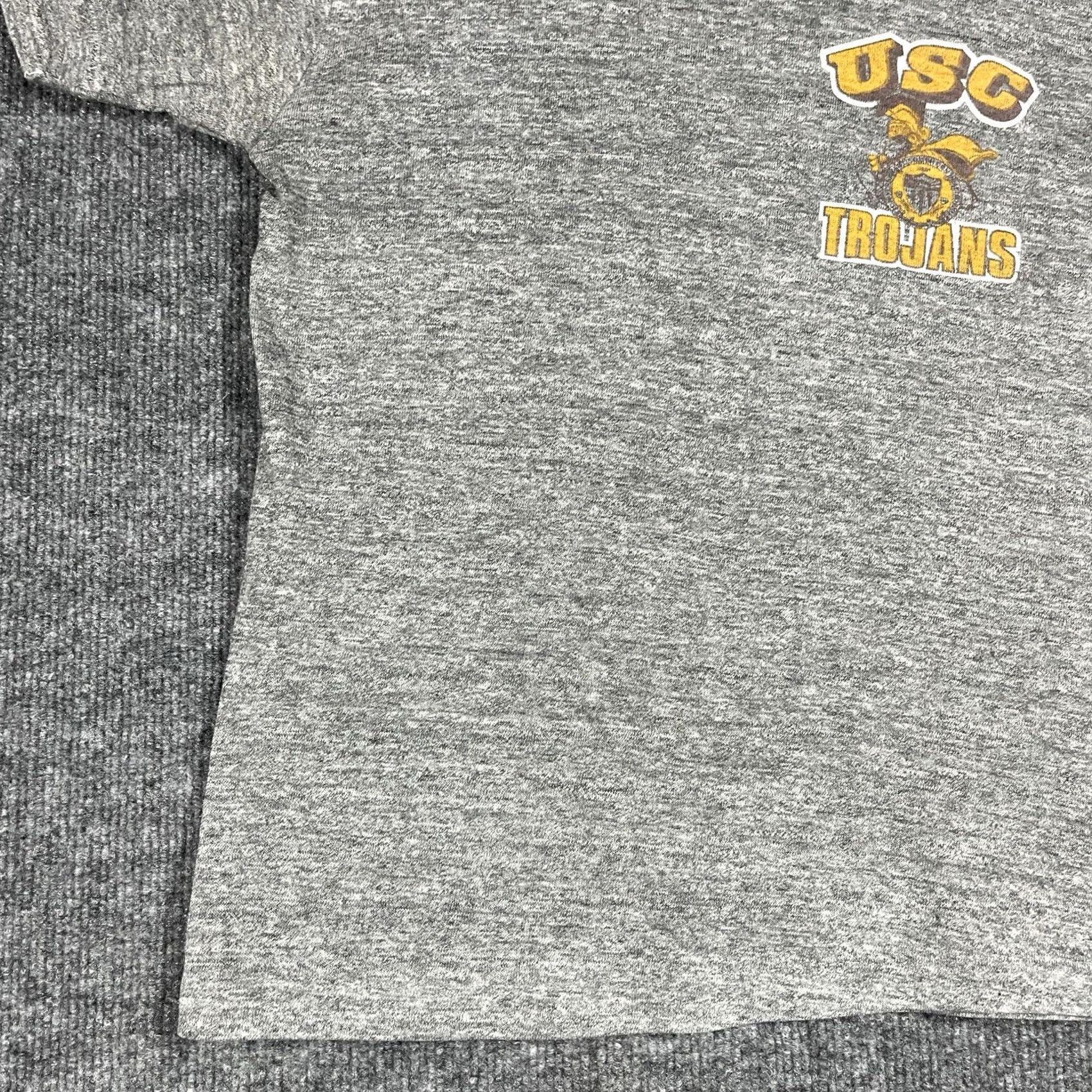 Russell Athletic VINTAGE USC Trojans T Shirt XS Gray Russell Athletic 1970s Graphic Tee Boys Mens Women Girls Size US XS / EU 42 / 0 - 3 Thumbnail