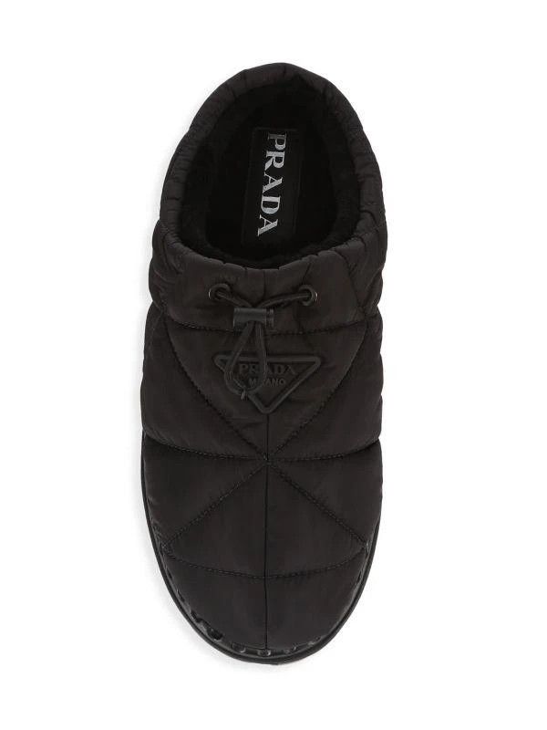 Prada os11x0226 Quilted Slip-On Clogs In Black Size US 7.5 / EU 40-41 - 5 Thumbnail