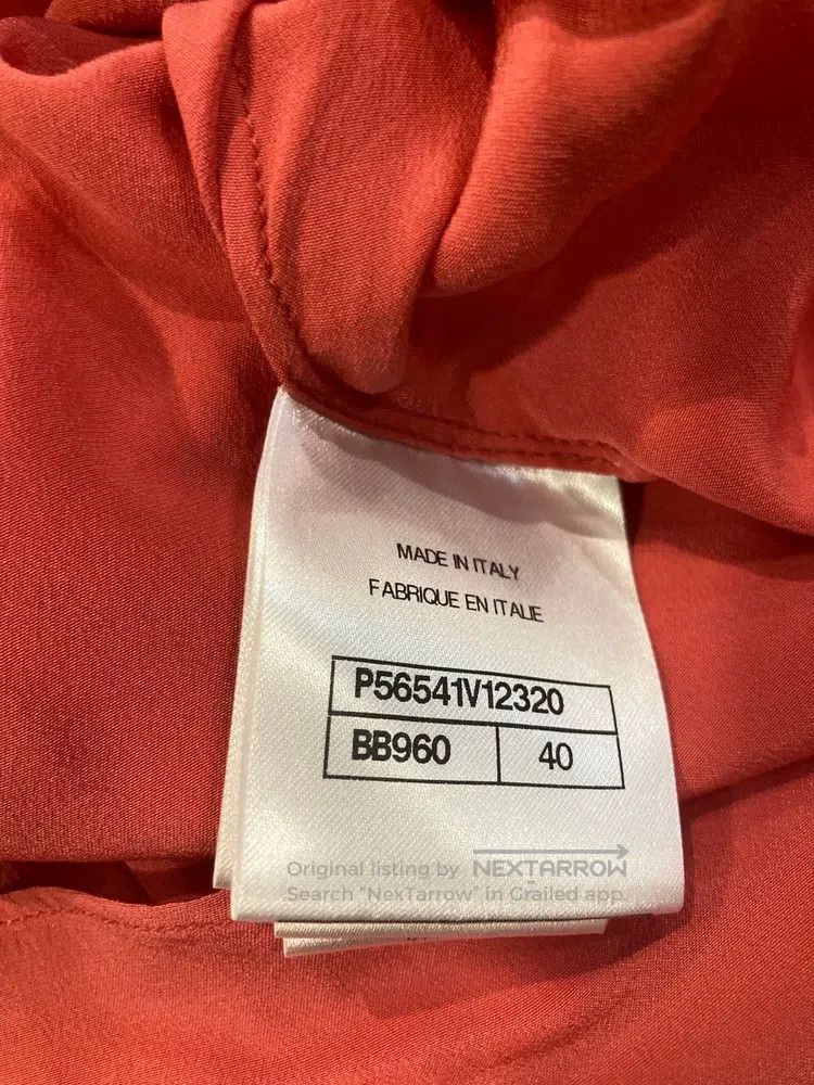 Chanel Chanel Coral pink wood-eared off-the-shoulder shirt Size S / US 4 / IT 40 - 7 Thumbnail