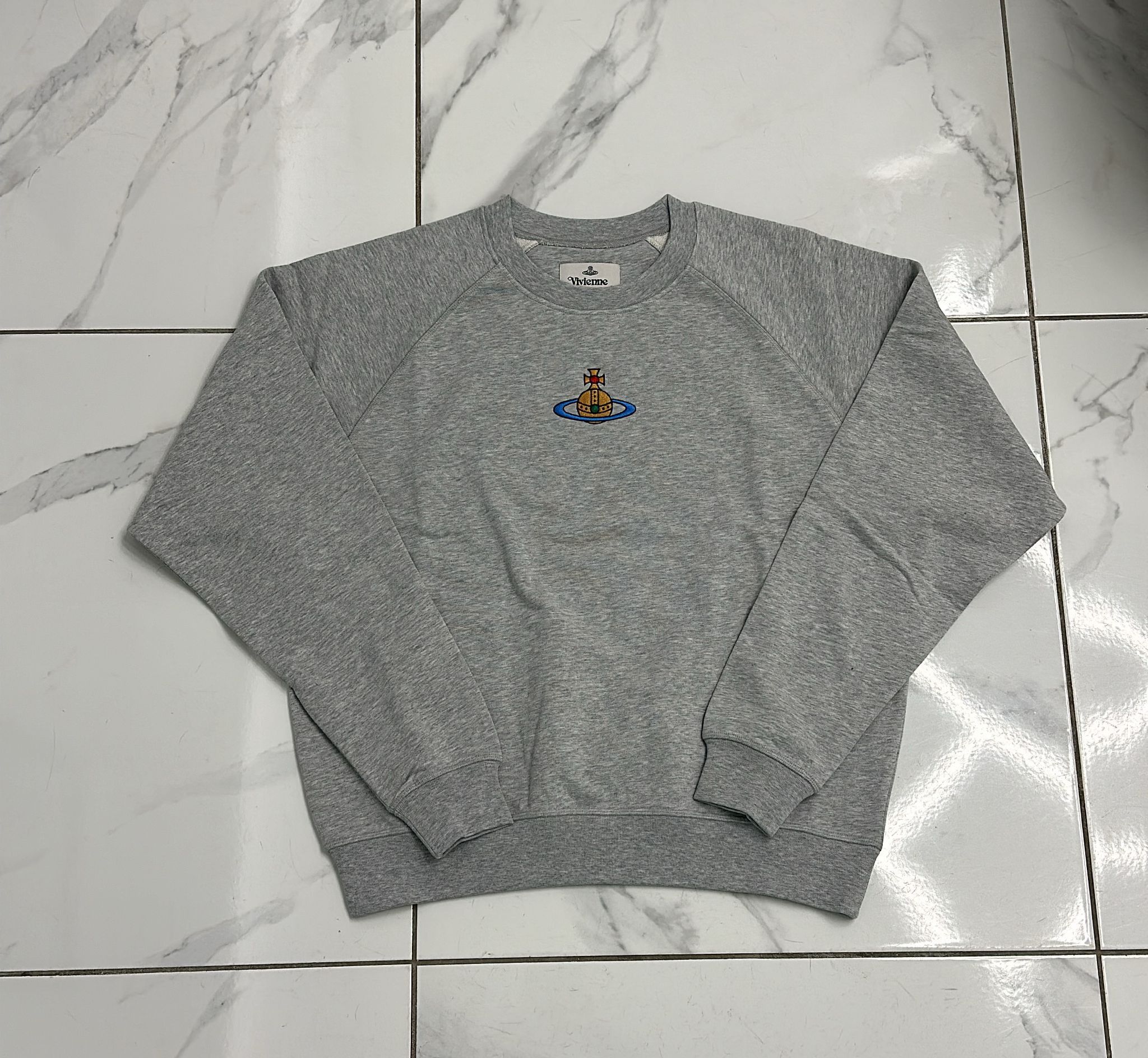 Vivienne Westwood Vivienne Westwood Raglan Sweatshirt Grey Medium Size US M / EU 48-50 / 2 - 1 Thumbnail