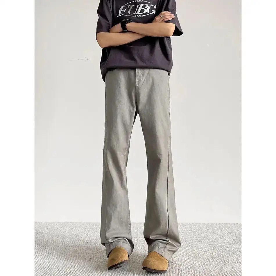 Japanese Brand Retro loose casual wide leg slightly flared jeans Size US 30 / EU 46 - 5 Thumbnail