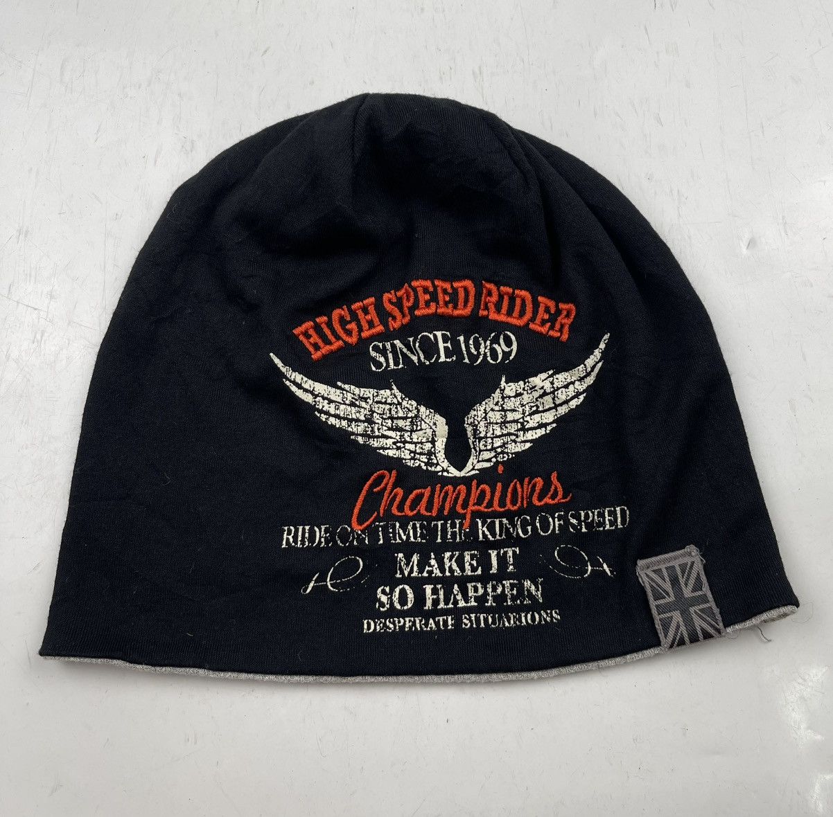 Japanese Brand high speed rider beanie hat tc37 Size ONE SIZE - 2 Thumbnail