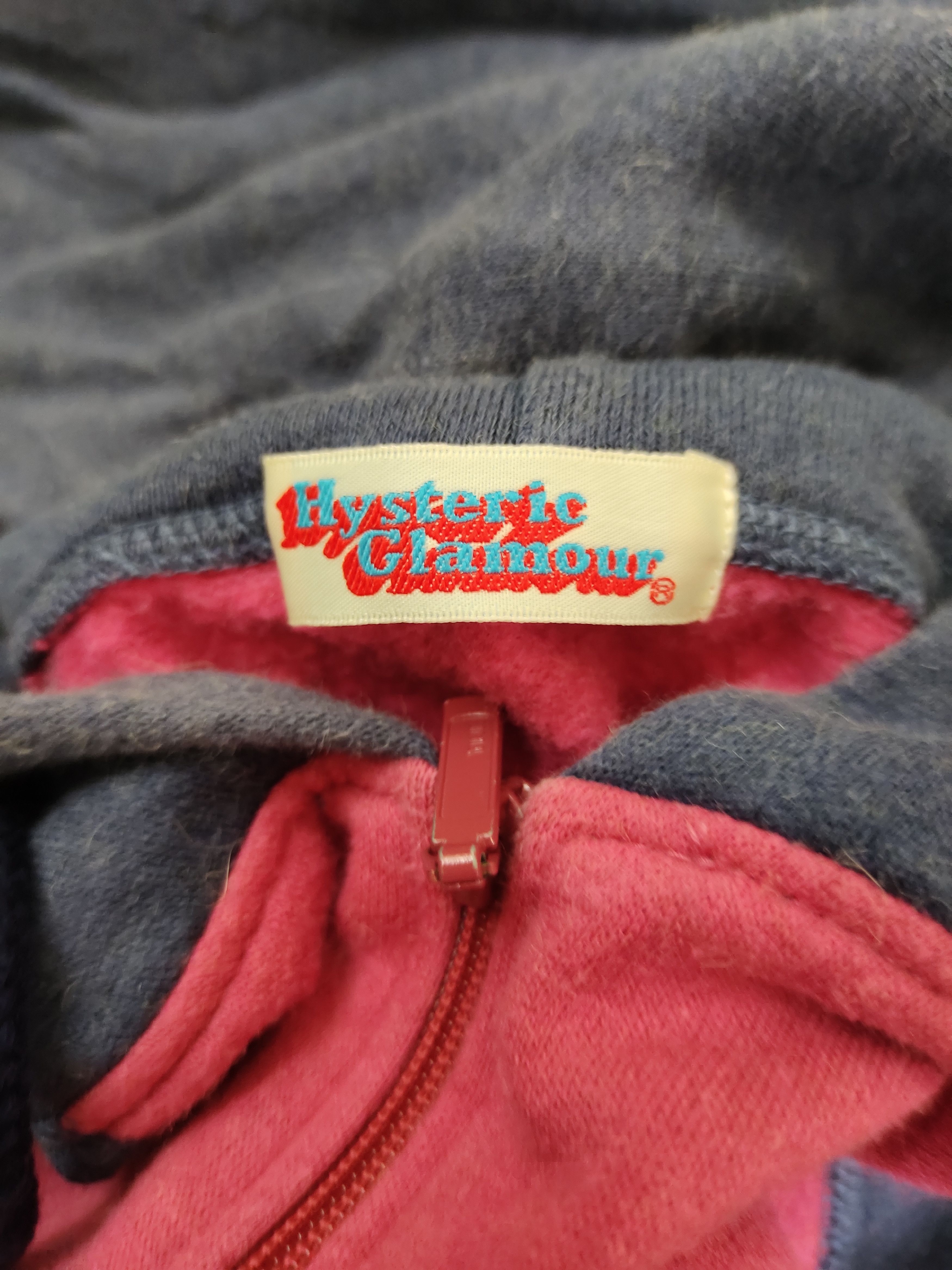 Hysteric Glamour Vintage 90s Hysteric Glamour Logo Special Raglan Hoodies Size US S / EU 44-46 / 1 - 14 Thumbnail