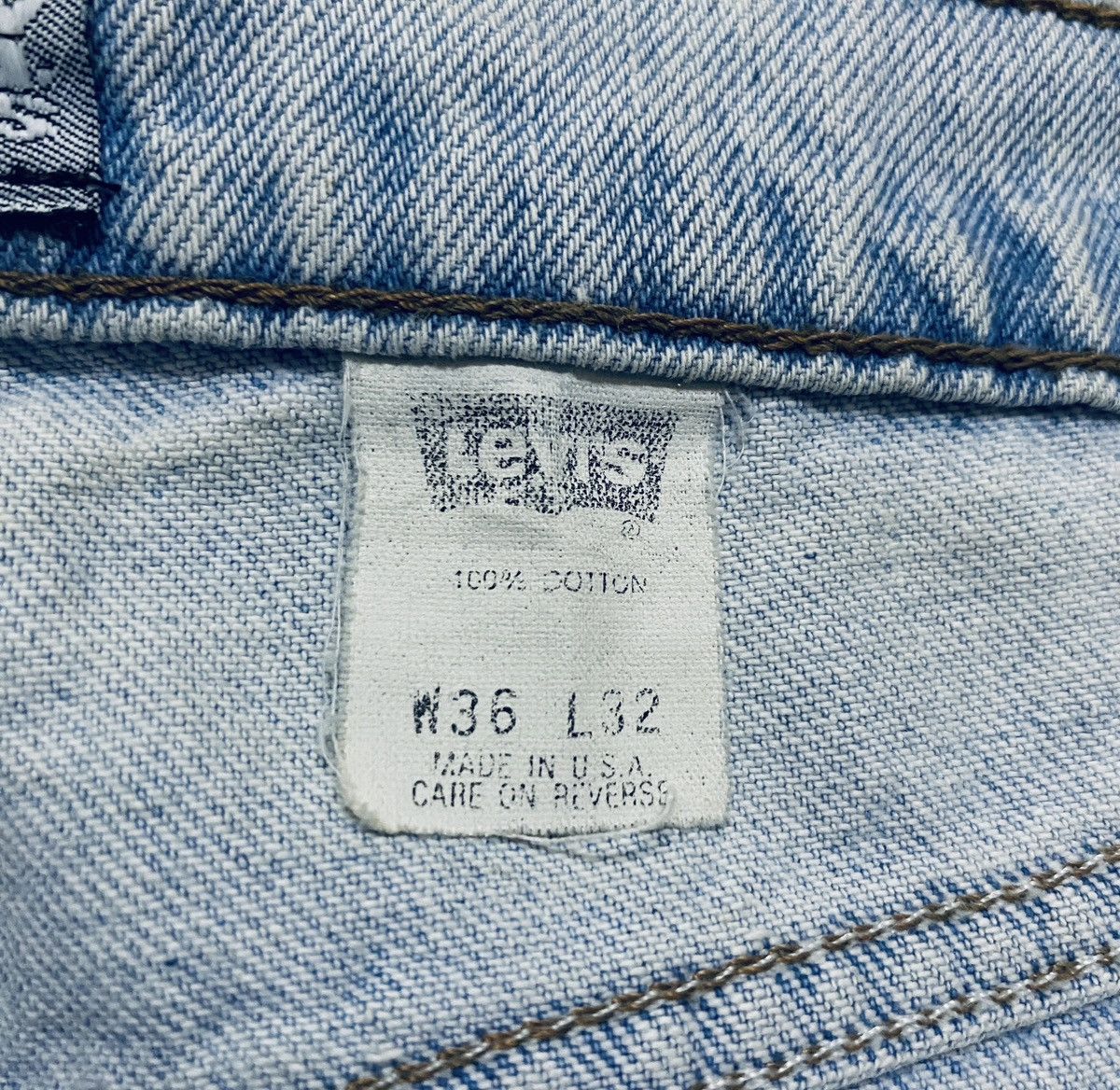 Levi's Rare Design Vintage Brand Levis SilverTab Baggy Jeans 1990s Size US 36 / EU 52 - 8 Thumbnail