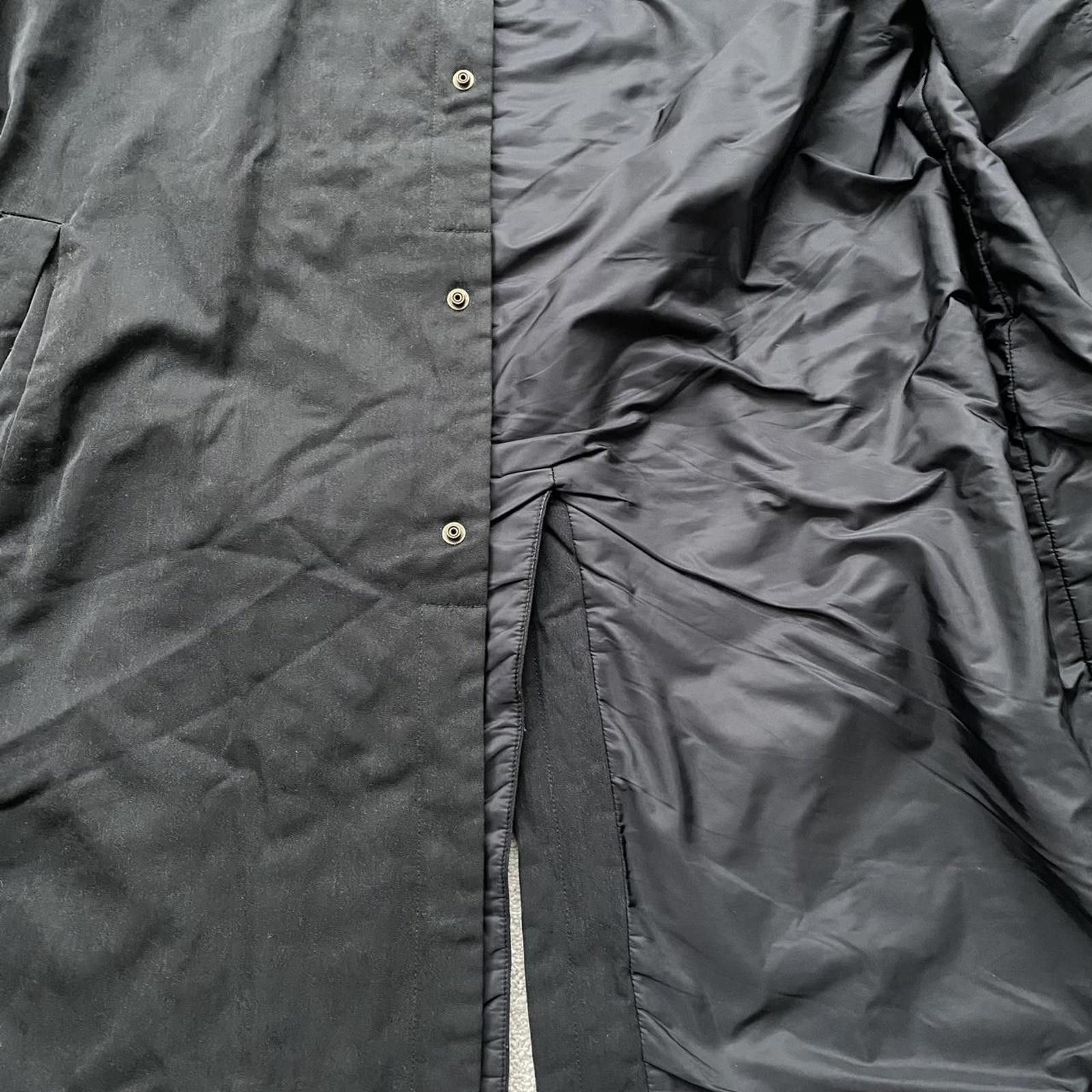 Jil Sander Jil Sanded Virgin Wool Black Trench Coat Overcoat Size US L / EU 52-54 / 3 - 7 Thumbnail