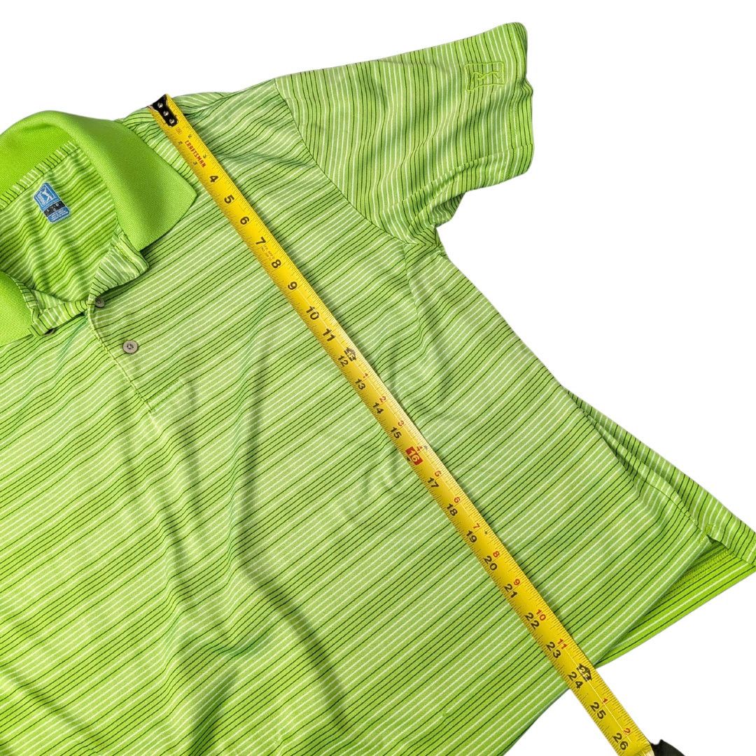 PGA Tour PGA Tour Striped Golf Polo | Men's L Size US L / EU 52-54 / 3 - 6 Thumbnail