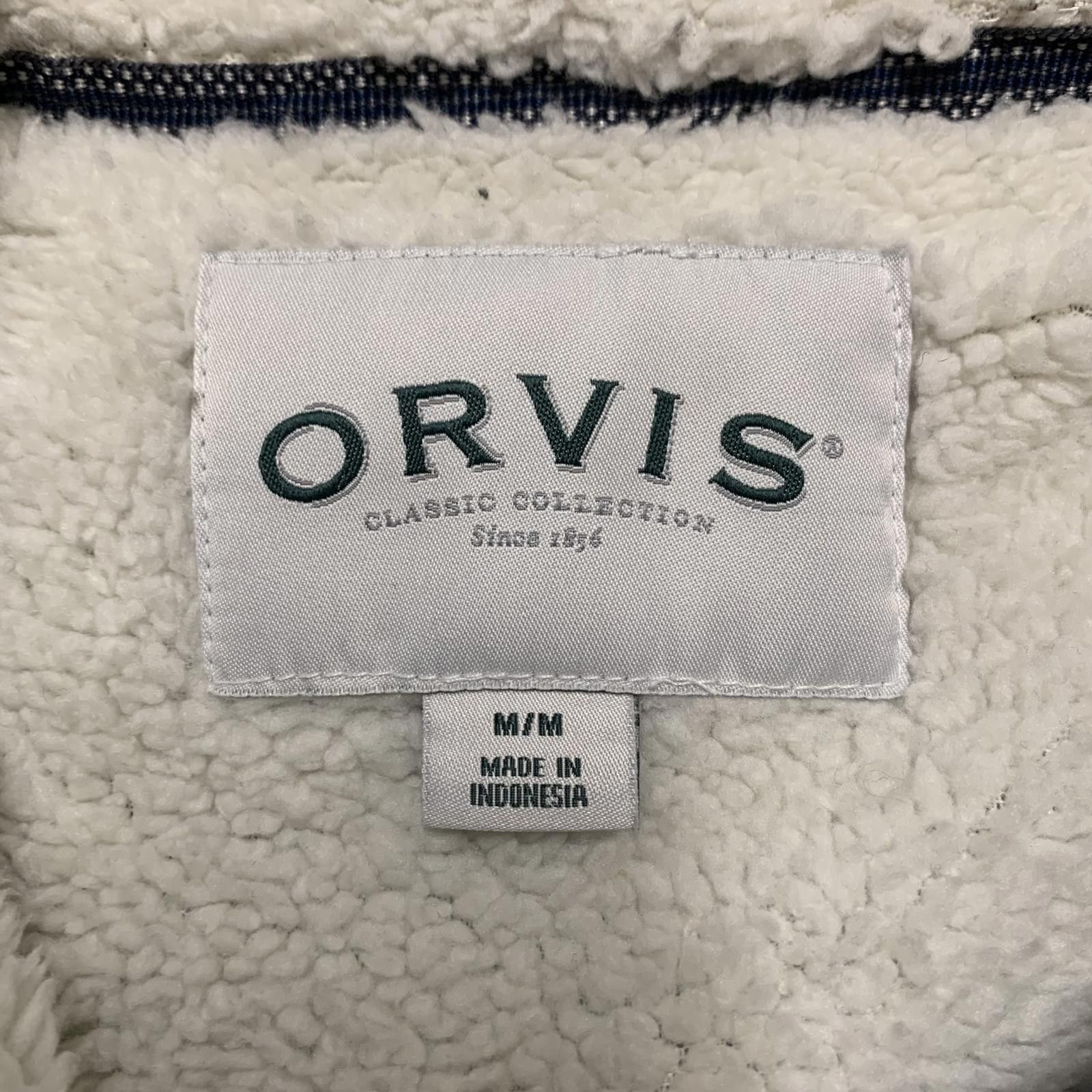 Orvis Orvis Men's M Navy Blue Fleece Jacket Sherpa Lining Size US M / EU 48-50 / 2 - 5 Thumbnail