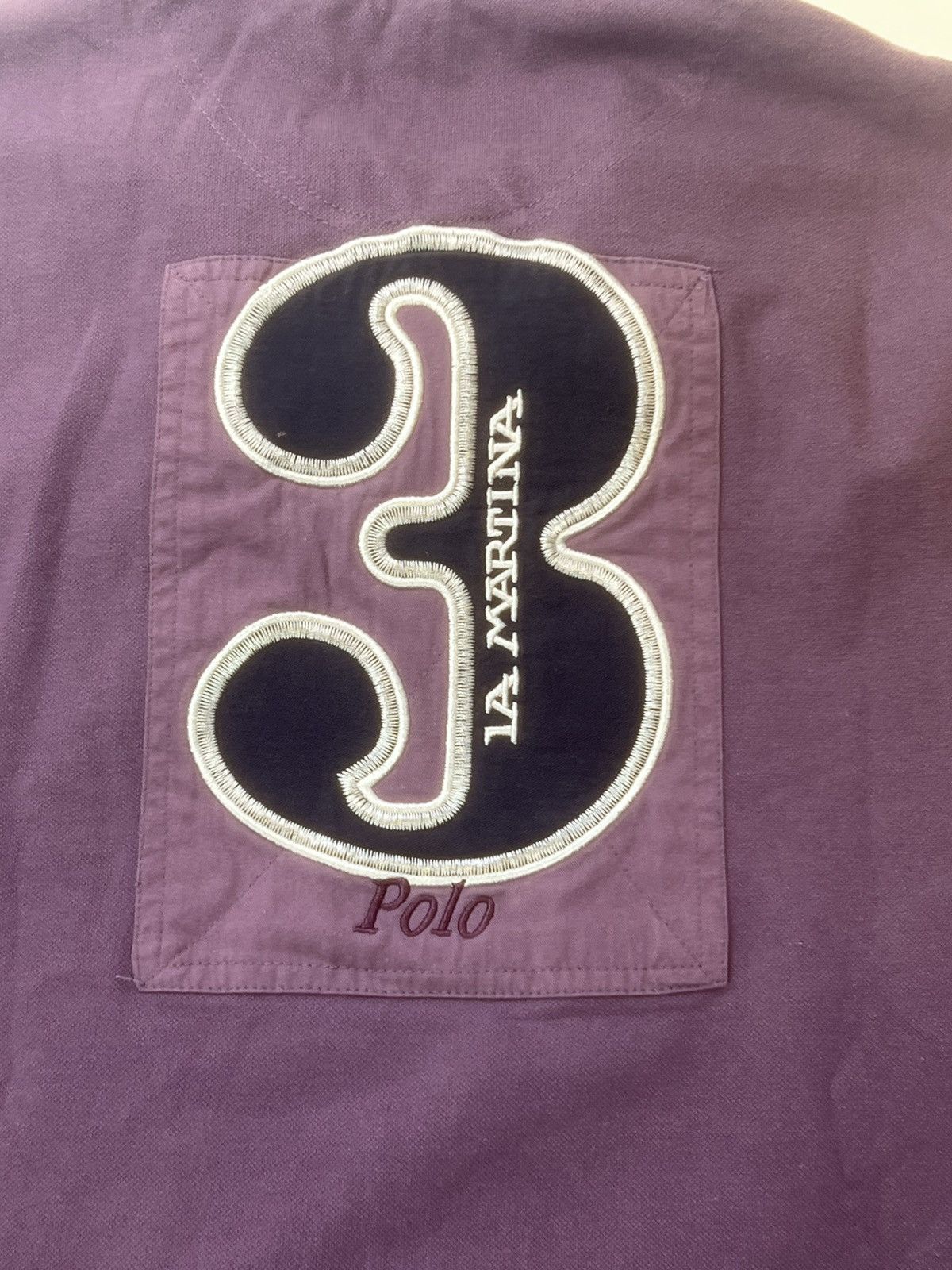 La Martina La Martina Polo Rugby Shirt 2006 Purple Size M Rare Vintage Size US M / EU 48-50 / 2 - 10 Thumbnail