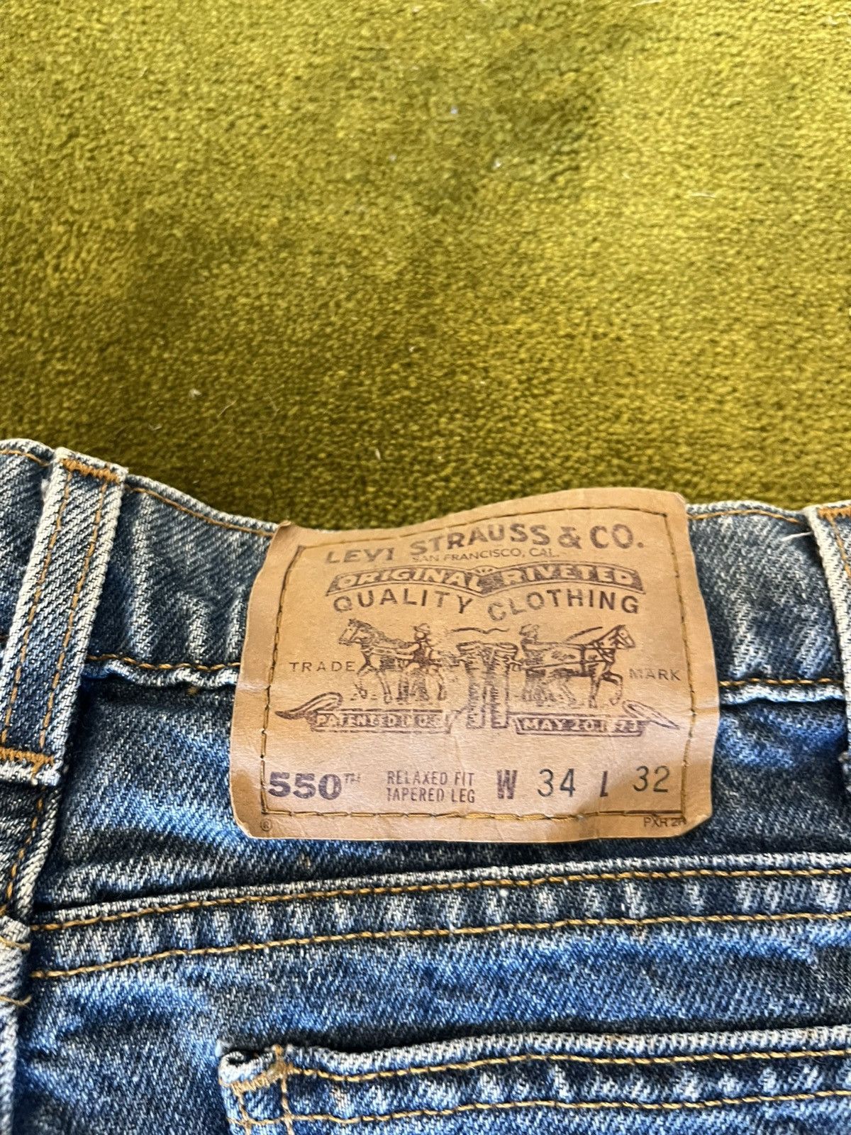 Levi's Levi’s 550 - Orange Tab - Vintage Jeans Size US 34 / EU 50 - 5 Thumbnail