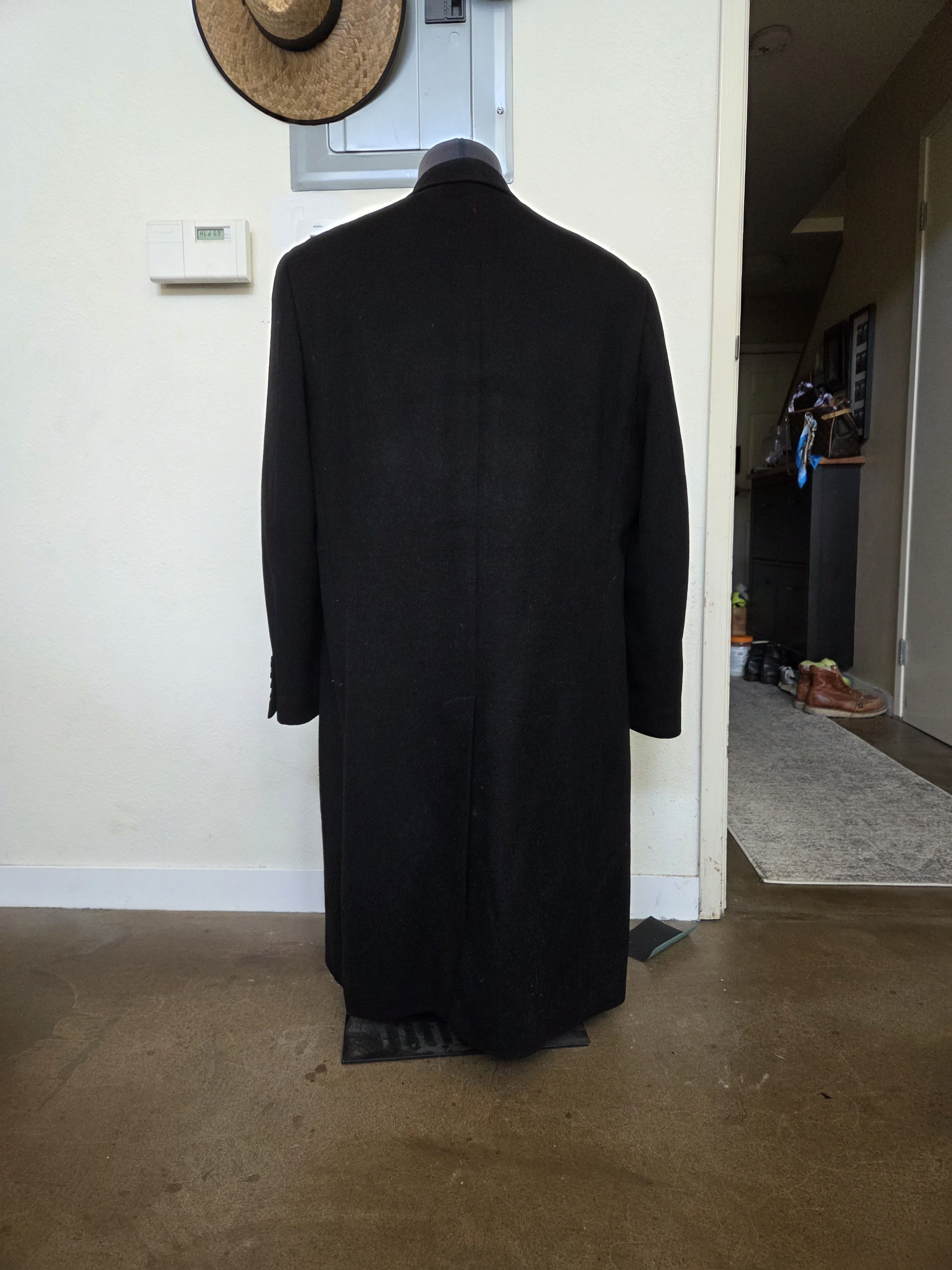 Calvin Klein Calvin Klein "Stewart" Men's Wool & Cashmere Blend Overcoat Size US M / EU 48-50 / 2 - 2 Thumbnail