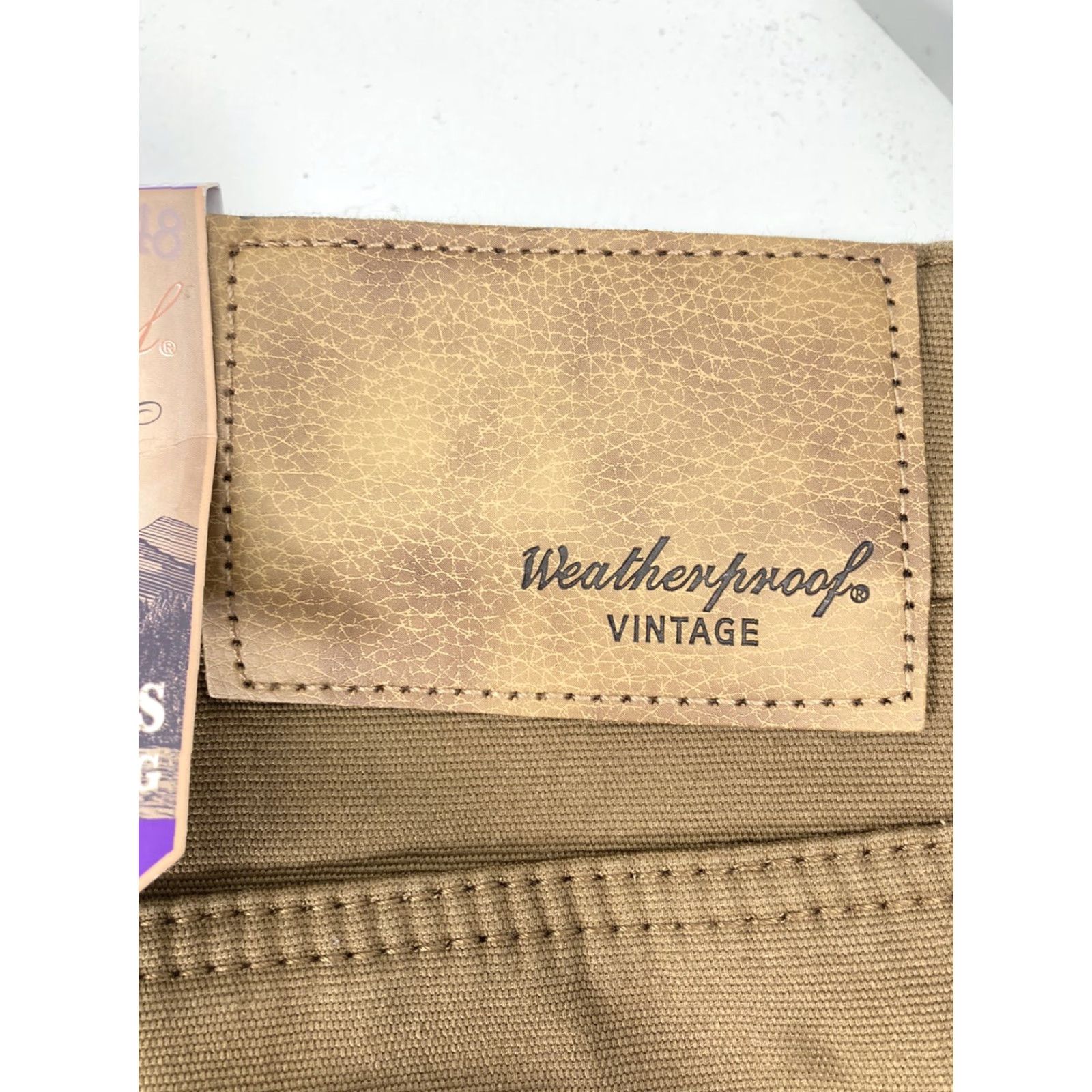 Weatherproof VINTAGE Weatherproof Men Fleece-Lined Pants 40X30 Stretch Canvas Regular Fit Brown Size US 40 / EU 56 - 5 Thumbnail