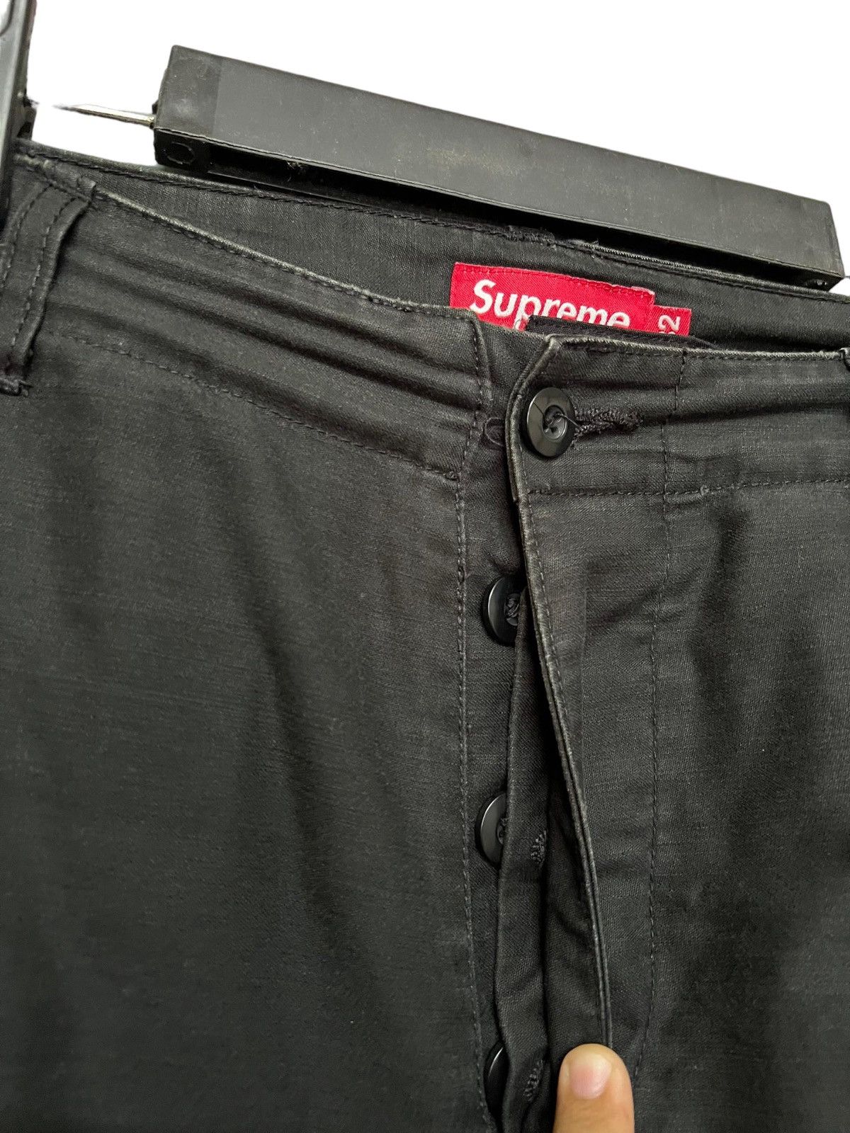 Supreme Authentic🔥Supreme Cargo Pants *BLACK* Drawstring Leg Size US 32 / EU 48 - 7 Thumbnail