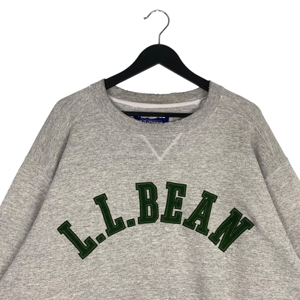 L.L. Bean × Vintage Vintage L.L Bean Big Logo Crewneck Sweatshirt Gray Size US M / EU 48-50 / 2 - 4 Thumbnail