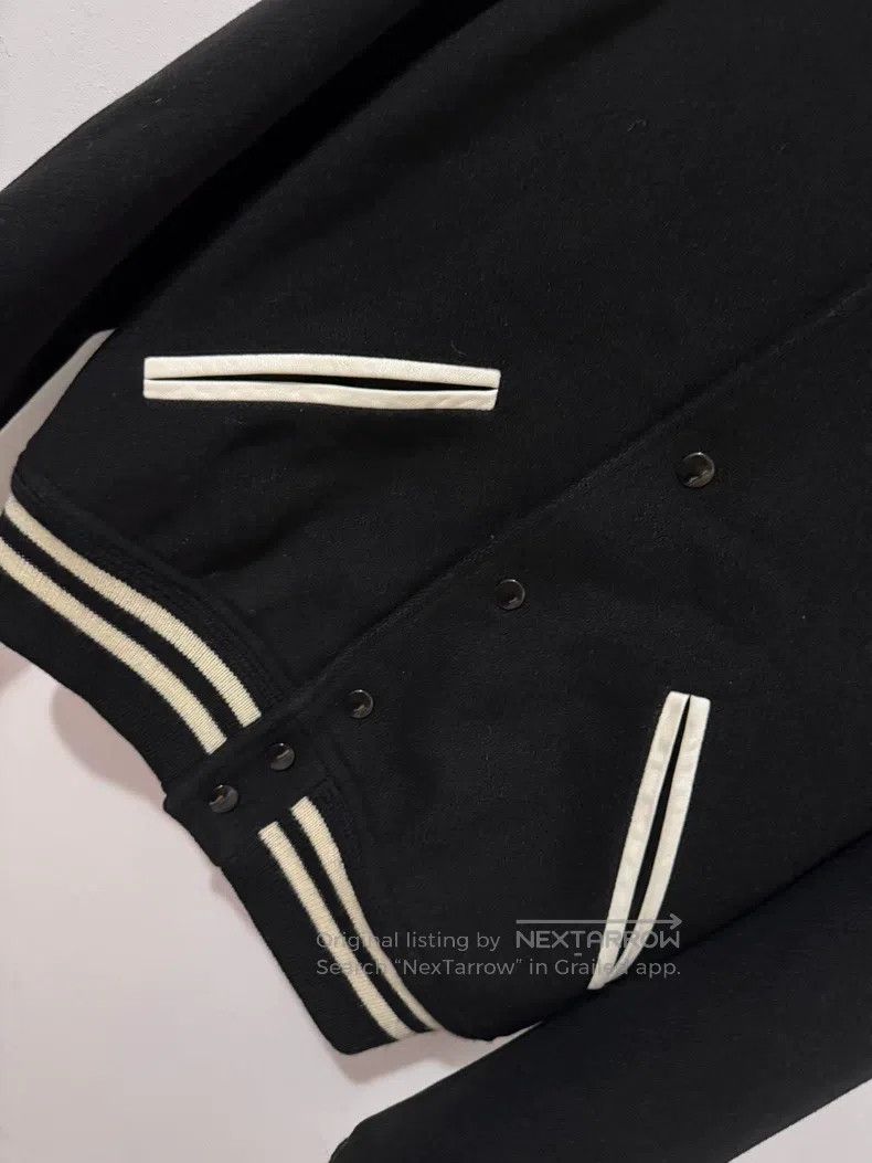 Saint Laurent Paris Saint Laurent Paris Leather patched black and white baseba Size US S / EU 44-46 / 1 - 3 Thumbnail