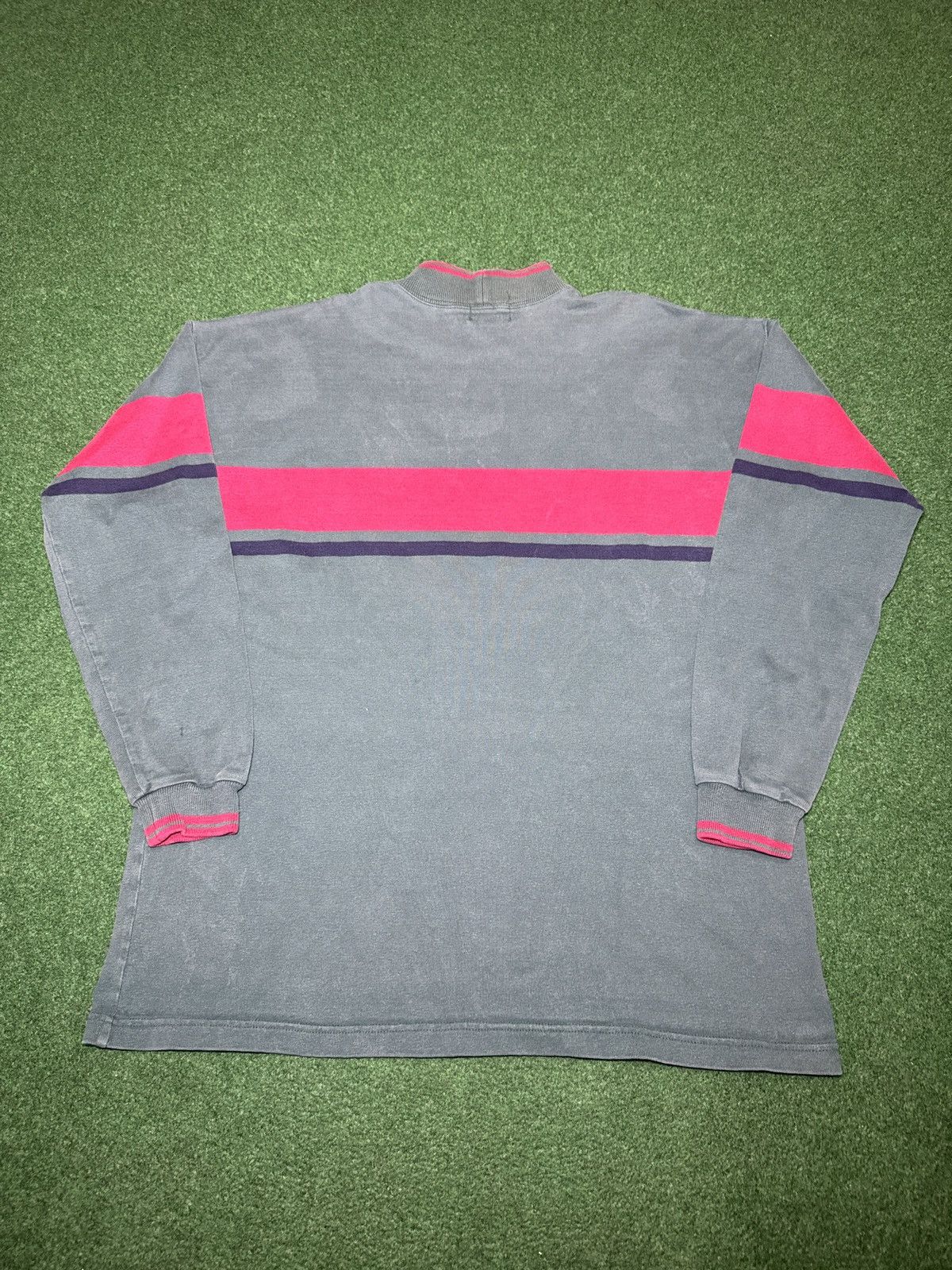 L.L. Bean Vintage L.L. Bean Stripped Rugby XXL Long Sleeve Shirt Size US XXL / EU 58 / 5 - 3 Thumbnail