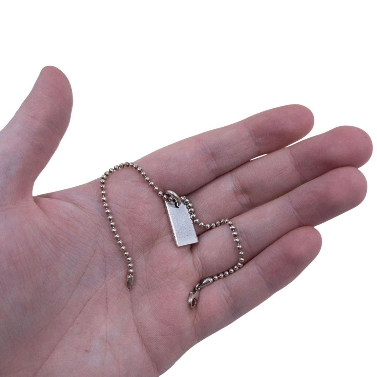 Gucci Vintage 2000s Gucci Silver Pendent Anklet Size ONE SIZE - 5 Thumbnail