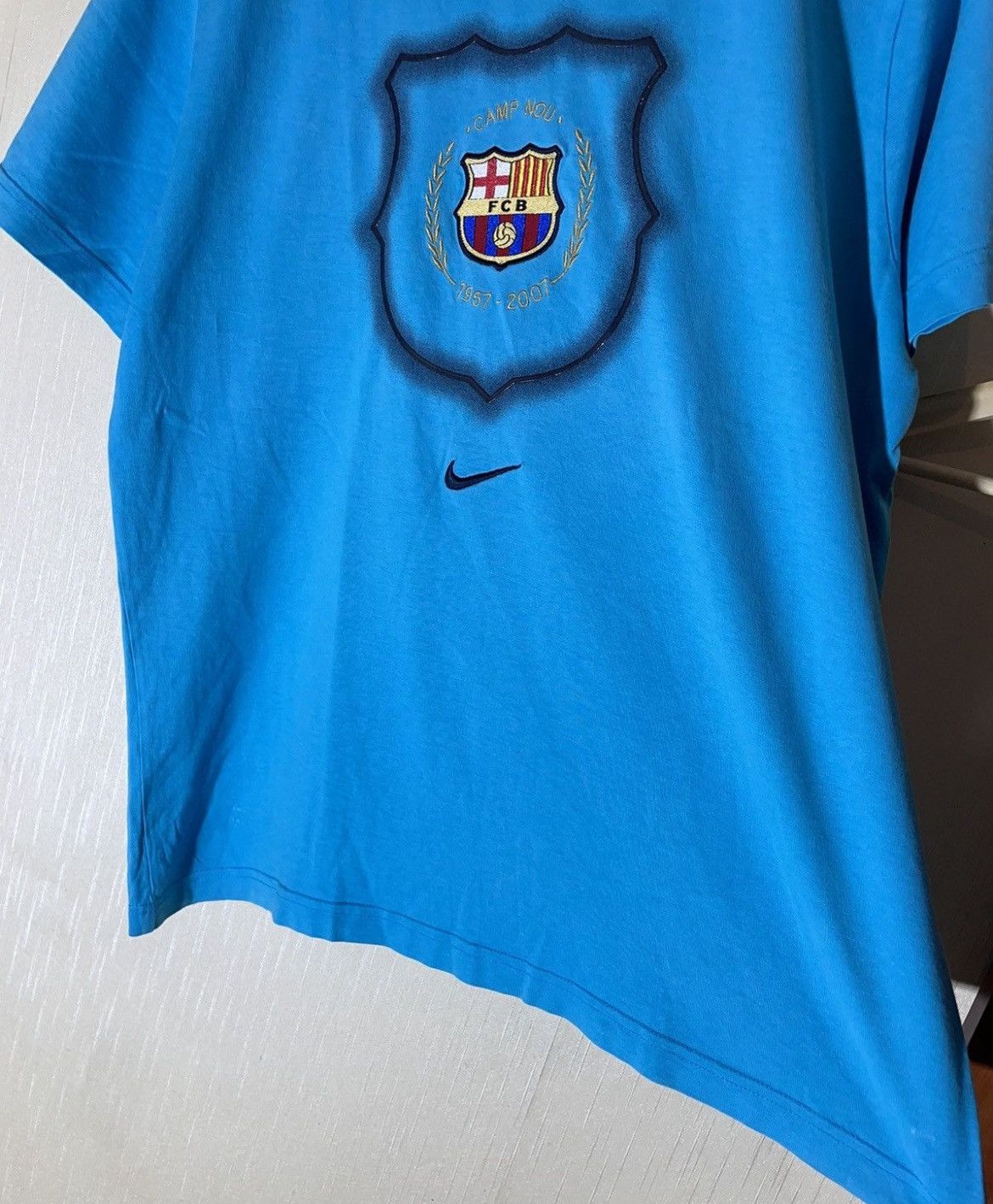 Nike × Vintage Nike Barcelona vintage T shirt Size US XL / EU 56 / 4 - 5 Thumbnail
