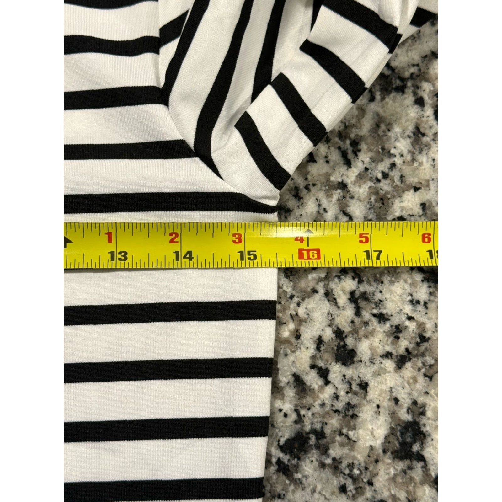 Saint James SAINT JAMES Dress Nautical Stripe Knee Length Navy White 3/4 Sleeve Round Neck Pullover Sheath/Shift Jersey 4 Womens Size S / US 4 / IT 40 - 4 Thumbnail
