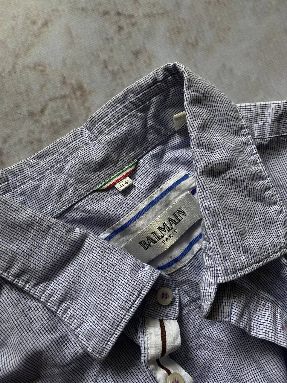 Balmain × Vintage Vintage Balmain Paris Shirt Size US S / EU 44-46 / 1 - 6 Thumbnail