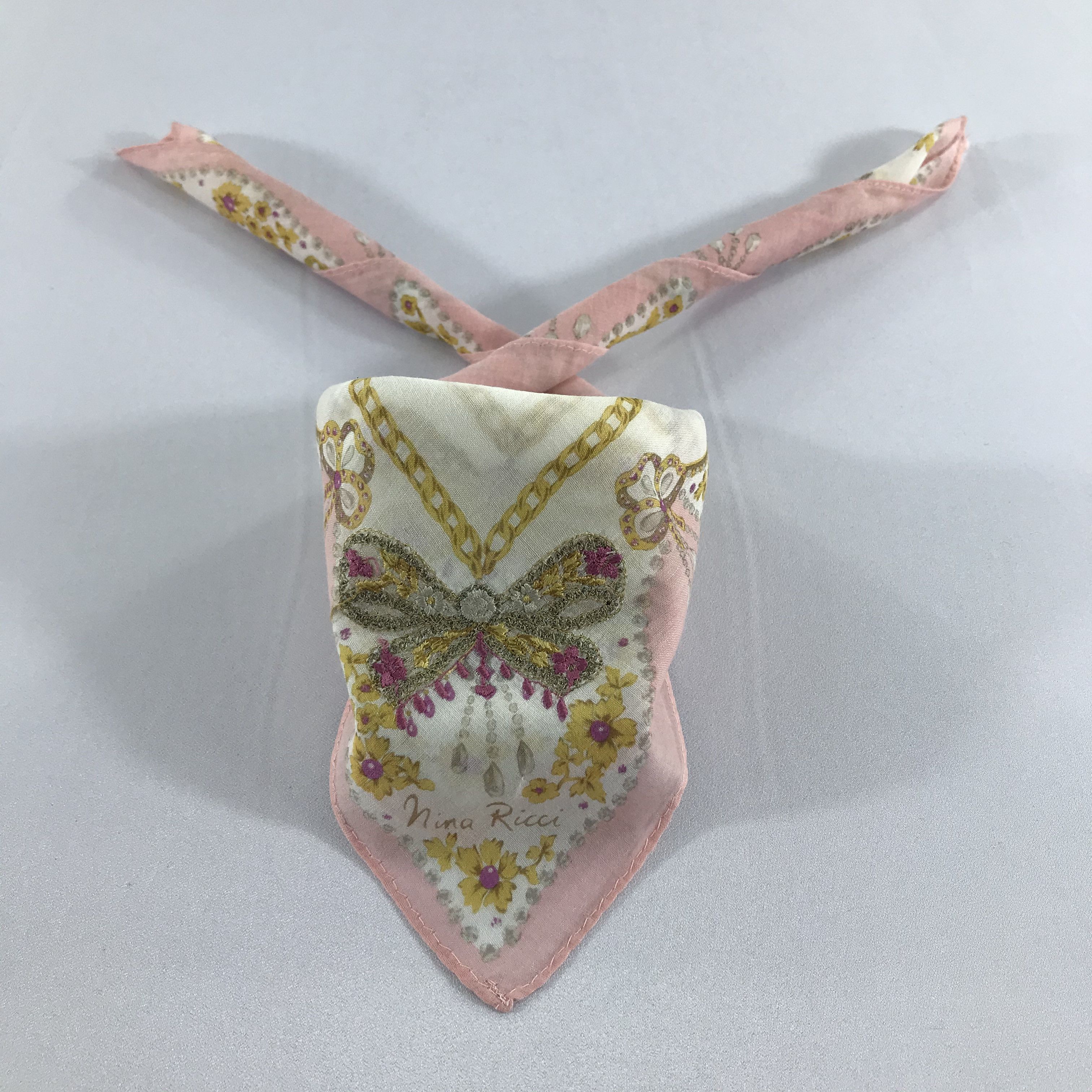 Nina Ricci Nina Ricci Handkerchief Neckerchief Bandana H1234 Size ONE SIZE - 1 Thumbnail