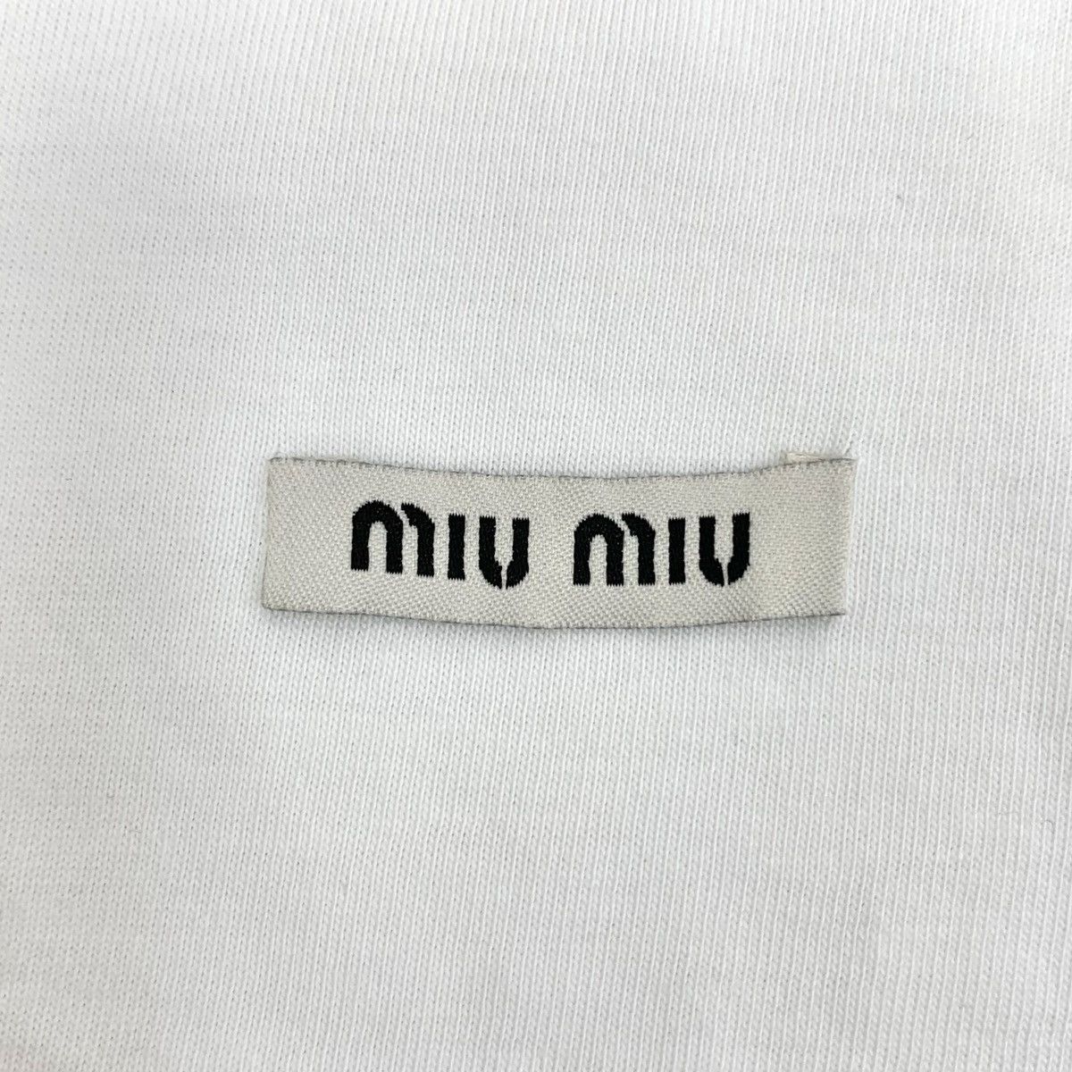 Miu Miu Miu Miu Pearl & Rhinestone Embellished Short Sleeve K26WX Size M / US 6-8 / IT 42-44 - 5 Thumbnail