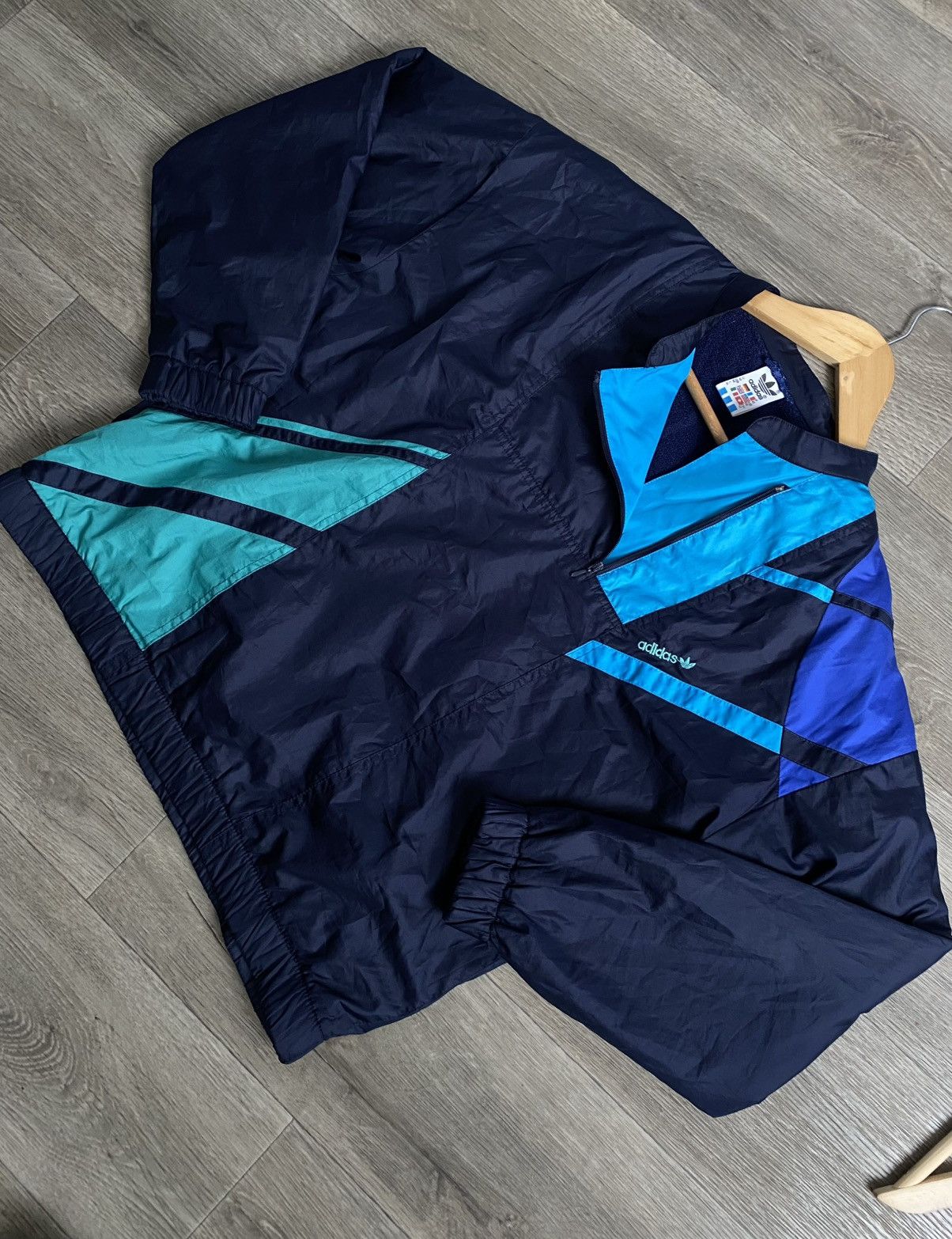 Adidas × Vintage 🫧ADIDAS VINTAGE ANORAK Size US M / EU 48-50 / 2 - 4 Thumbnail