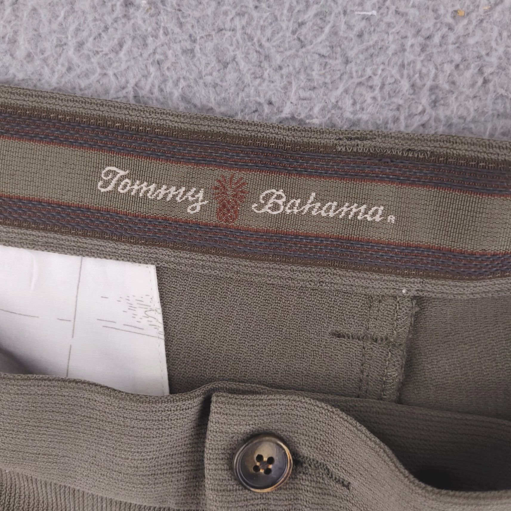 Tommy Bahama Tommy Bahama Shorts Mens 35 Brown Silk Pleated Chino Summer Size US 35 - 3 Thumbnail