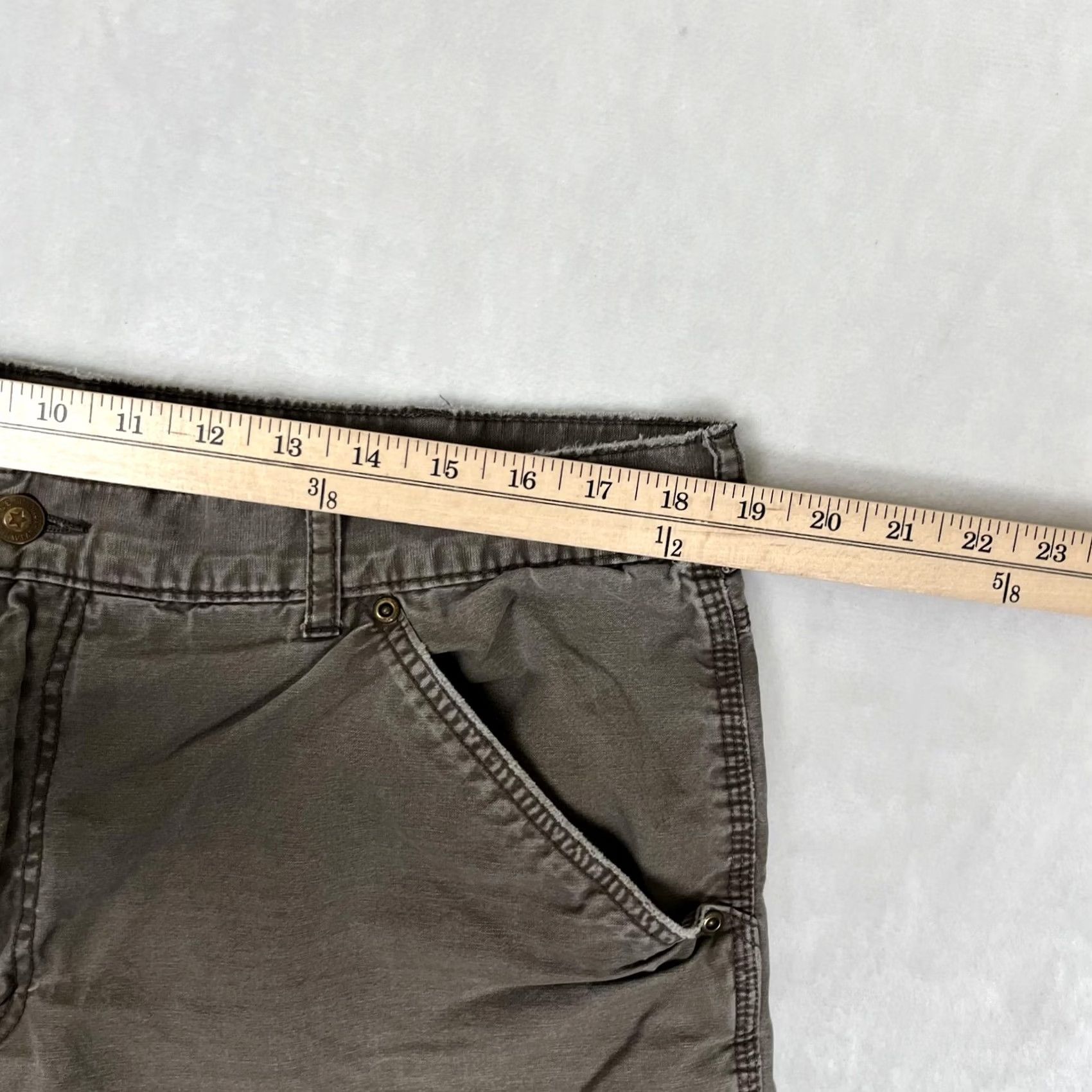 Vintage C.E. Schmidt Mens Carpenter Pants 38x30 Brown Fleece Lined Workwear Pants Size US 38 / EU 54 - 6 Thumbnail