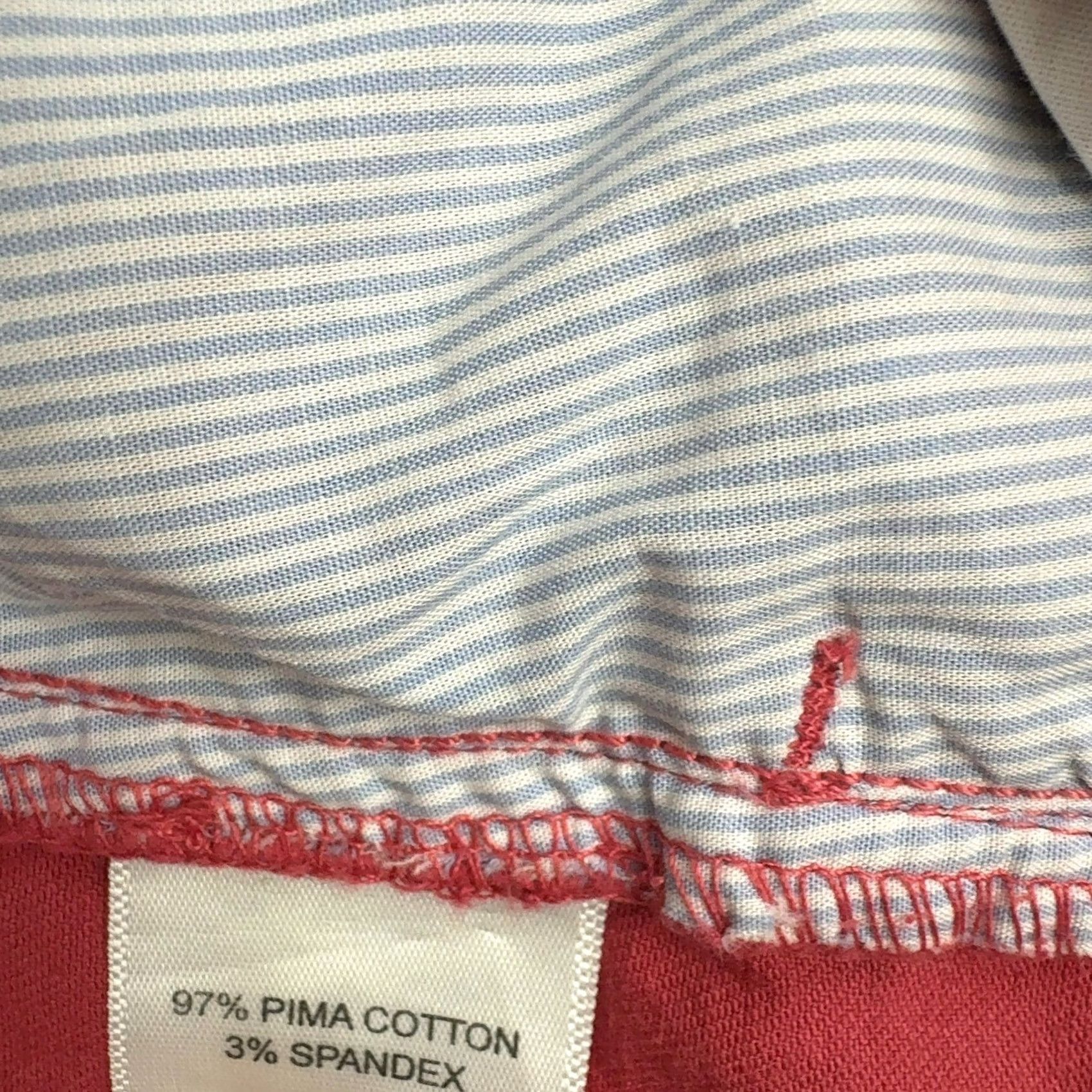 Peter Millar Peter Millar Shorts Mens 36 Red Pima Cotton Spandex Chino Golf Luxury Style Size US 37 - 6 Thumbnail