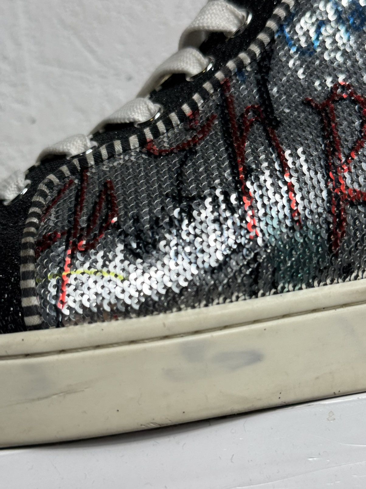 Christian Louboutin Christian Louboutin Graffiti Sequin High Sneakers Size 41 Size US 8 / EU 41 - 13 Thumbnail