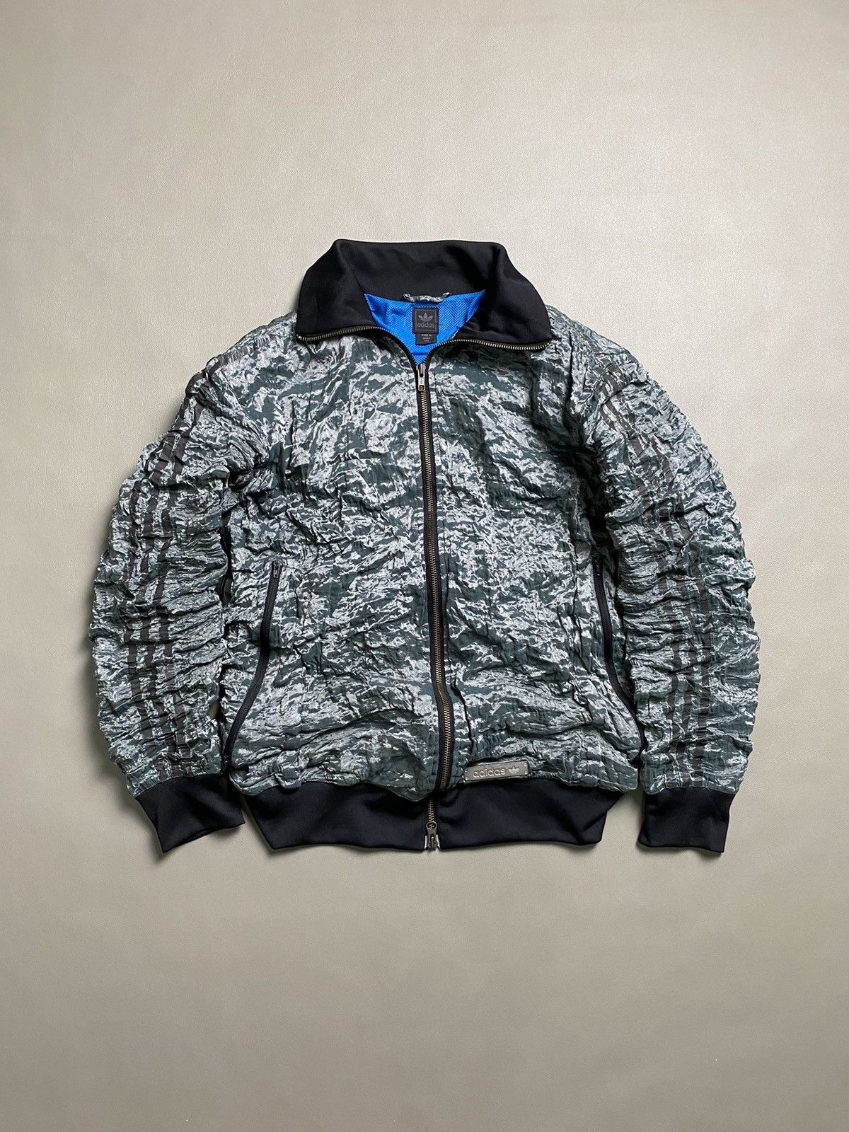 Adidas × Vintage Vintage Adidas Metal Track Jacket Size US M / EU 48-50 / 2 - 1 Thumbnail