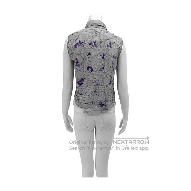 Hermes Hermes Summer Cotton Lavender Short Shirt Size M / US 6-8 / IT 42-44 - 2 Thumbnail