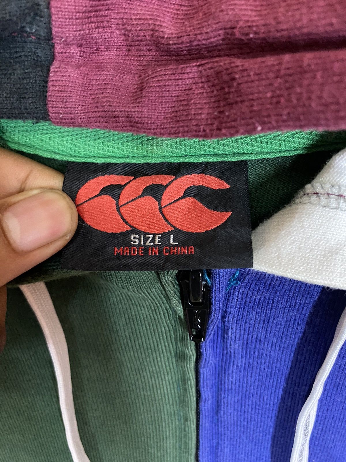 Canterbury of New Zealand ‼️RARELY CANTERBURY MULTICOLOUR HOODIE ‼️ Size US L / EU 52-54 / 3 - 9 Thumbnail