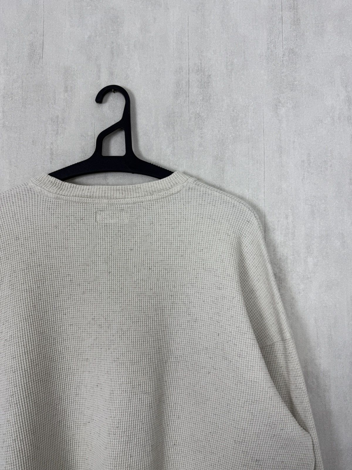 Universal Works Universal Works Men’s Waffle Knit Cotton Sweatshirt Size M Size US M / EU 48-50 / 2 - 10 Thumbnail