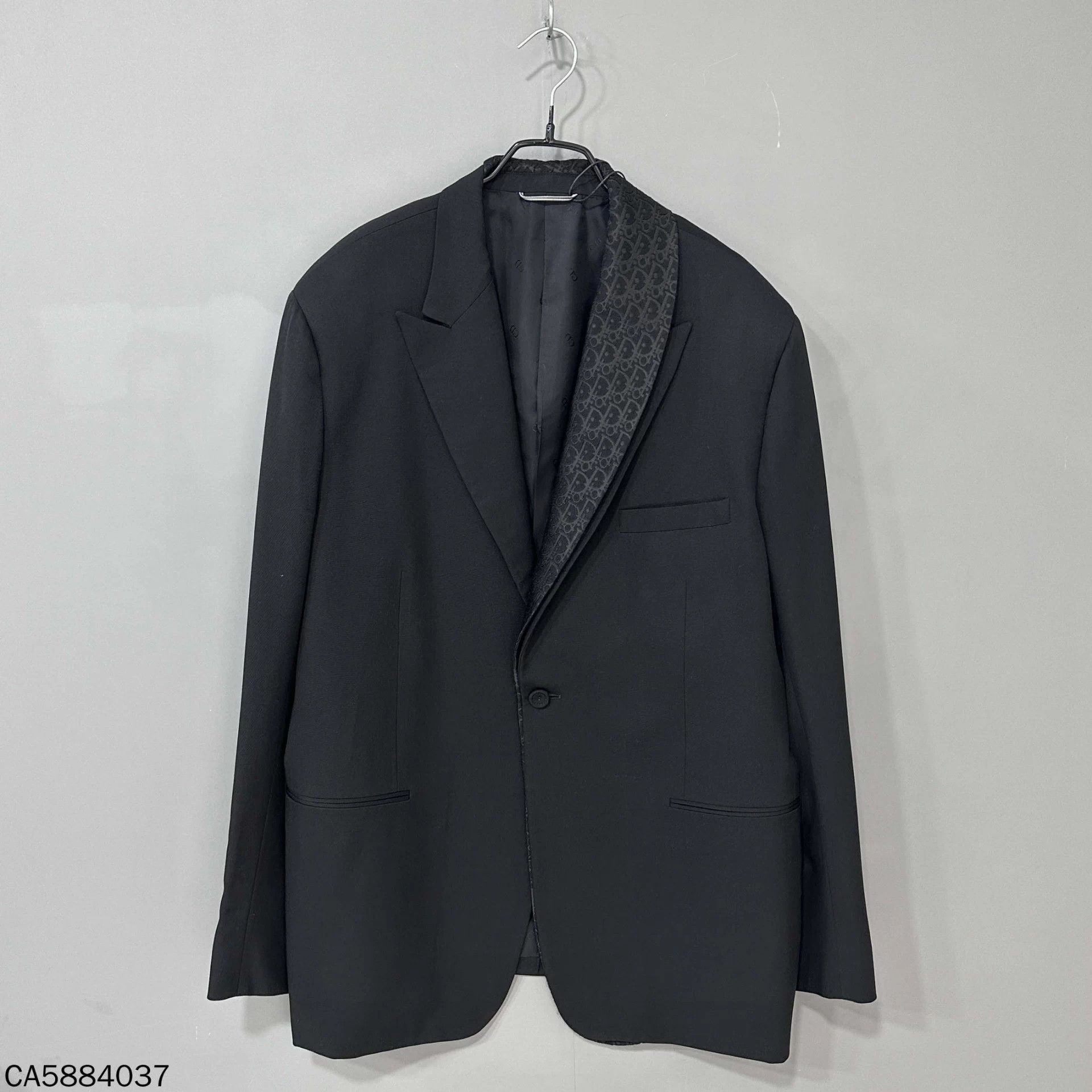 Dior Dior New Subtle All-Over Print Double Collar Blazer 58 Size 46R - 1 Thumbnail