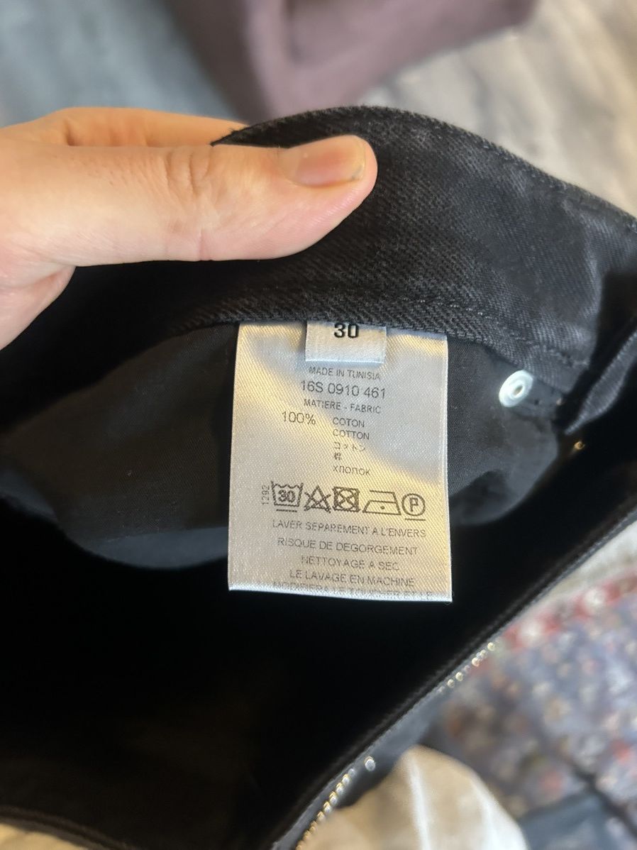 Givenchy Black Jeans with Zipper Detail Size US 30 / EU 46 - 14 Thumbnail