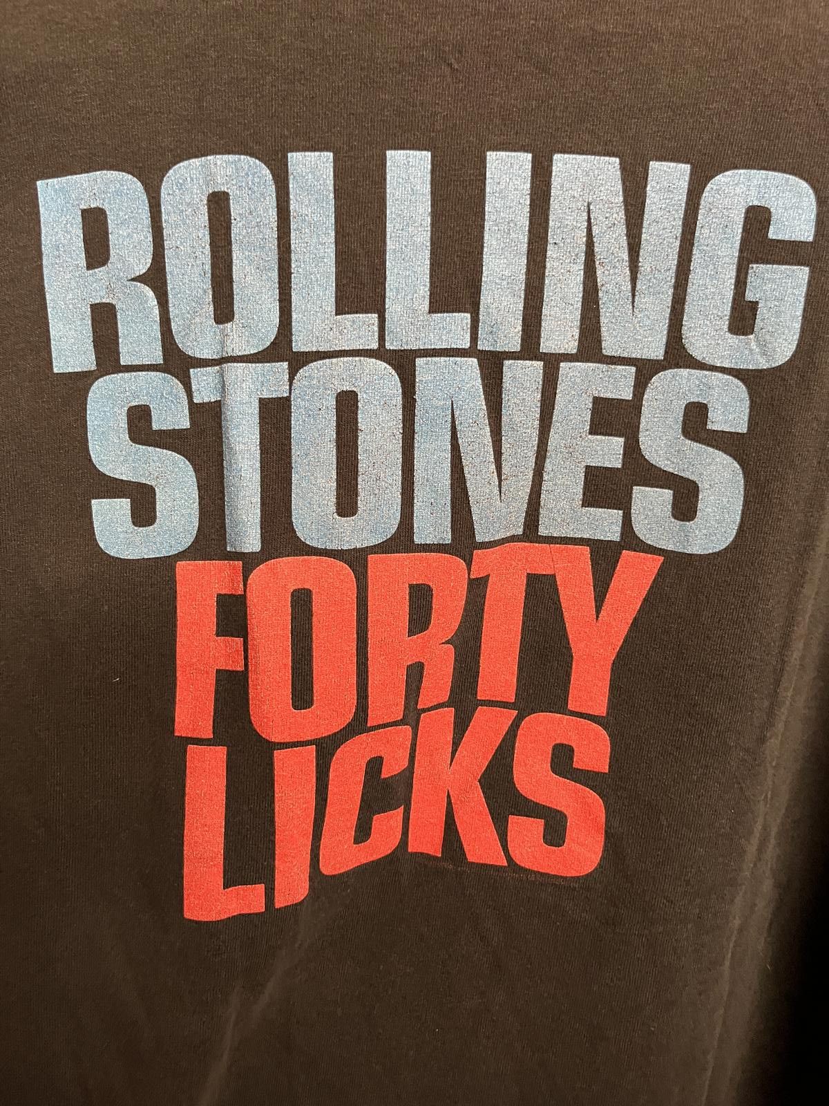 Designer Rolling Stones T-shirt - 40th Annivesary Forty Licks - L Size US L / EU 52-54 / 3 - 4 Thumbnail