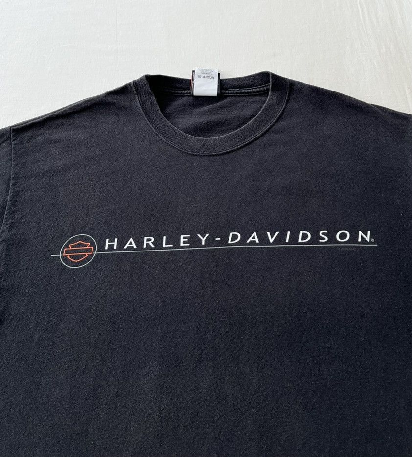 Harley Davidson Vintage 2009 Harley Davidson Motorcycle Florida Black Tshirt Size US L / EU 52-54 / 3 - 3 Thumbnail