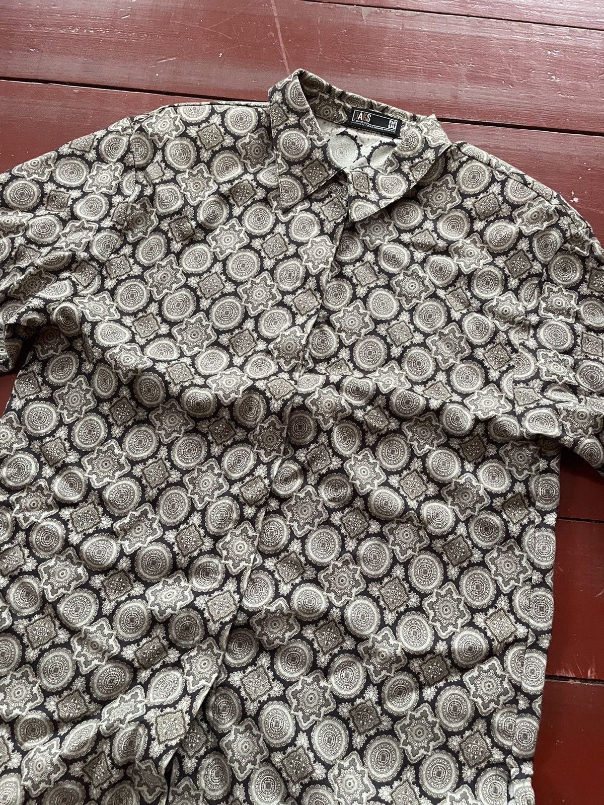 DAKS Vintage Daks London Paisley Psychedelic Shirt Size M / US 6-8 / IT 42-44 - 3 Thumbnail