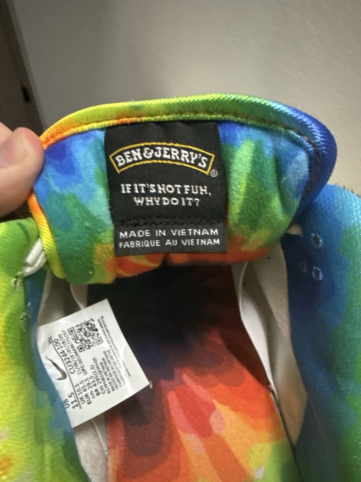 Nike SB Nike sb dunk low Ben & Jerry chunky dunky(special box) Size US 11.5 / EU 44-45 - 14 Thumbnail