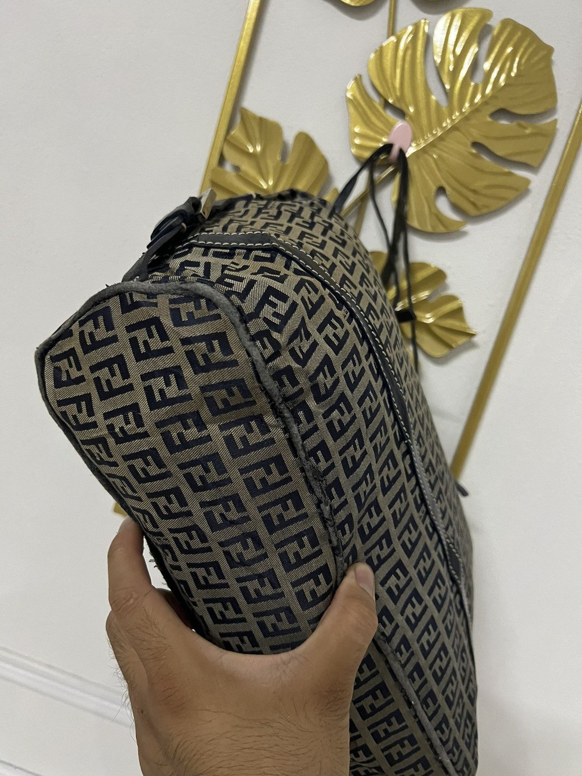 Fendi FENDI ZUCCHINO CANVAS HANDBAG Size ONE SIZE - 8 Thumbnail