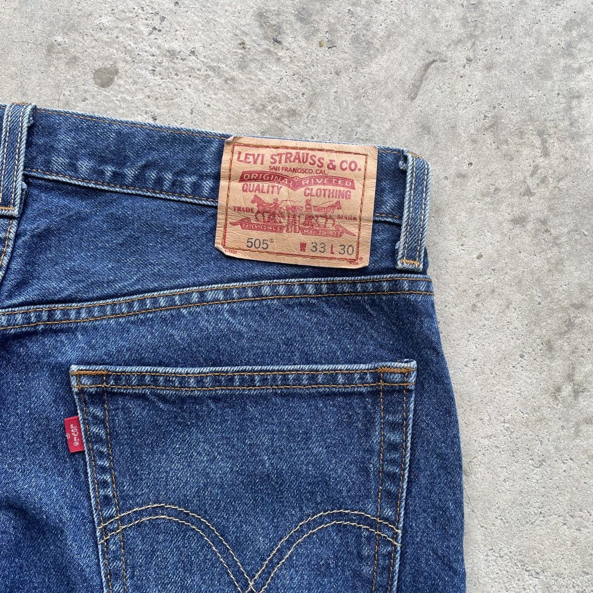 Levi's W32x29 Vintage Levi’s 505 THRASHED Jeans Pants Denim Size US 32 / EU 48 - 9 Thumbnail