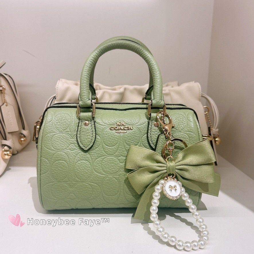 Coach Mini Rowan Crossbody Bag In Signature Leather CEW07 Size ONE SIZE - 1 Thumbnail
