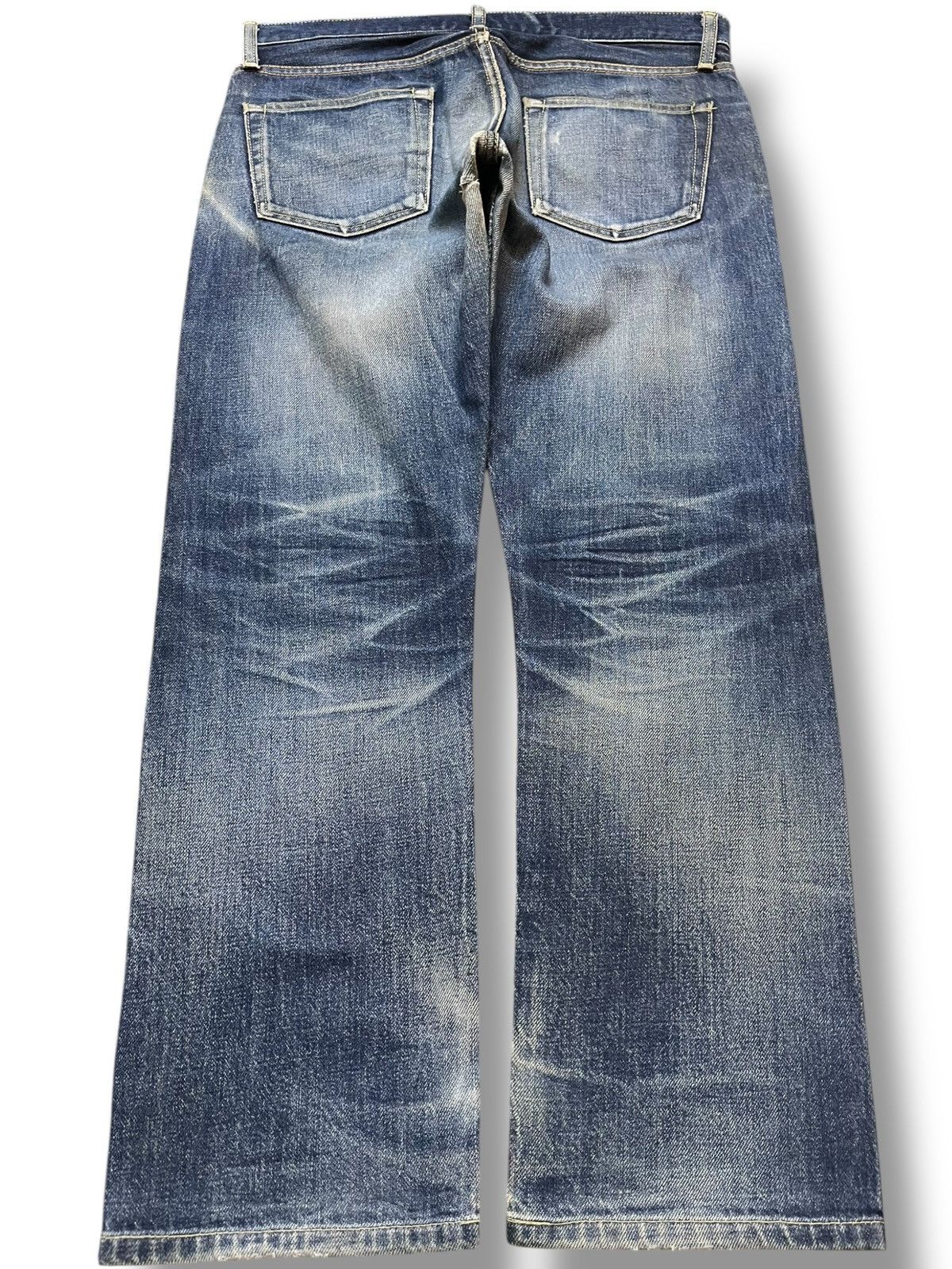 Uniqlo Vintage UJ Mudwash selvedge Grunge Denim Size US 33 - 6 Thumbnail