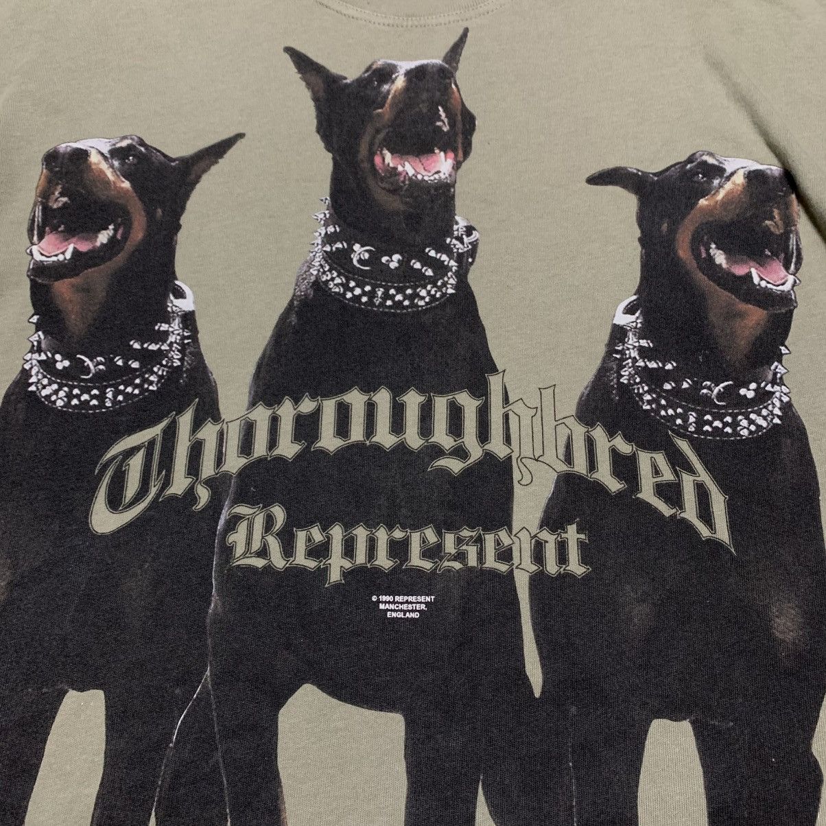 Represent Clo. Represent XS Thoroughbred Dog Khaki Green Tee Size US XS / EU 42 / 0 - 3 Thumbnail