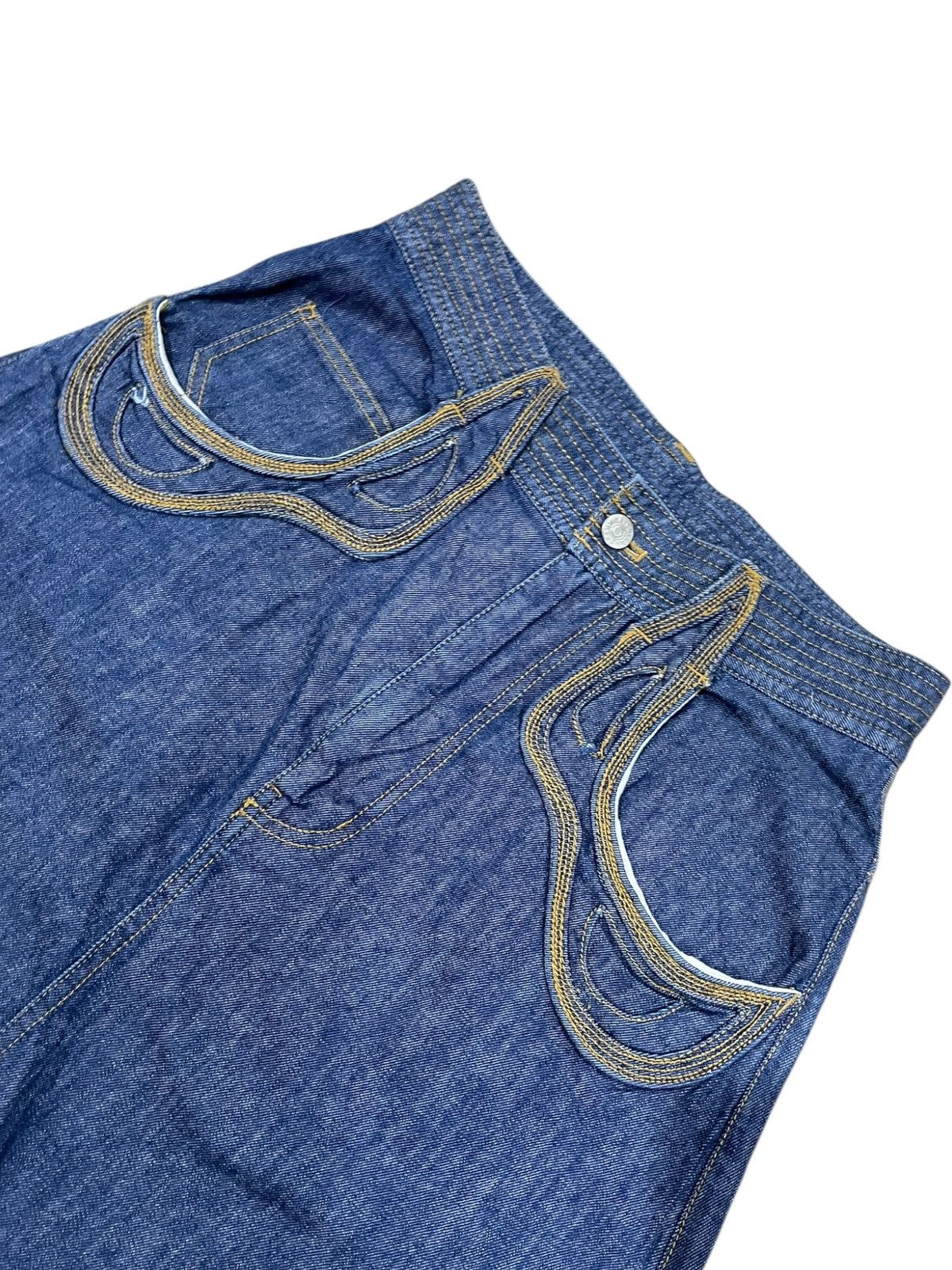 Tsumori Chisato Tsumori Chisato Drop Crotch Jeans Size US 29 - 5 Thumbnail